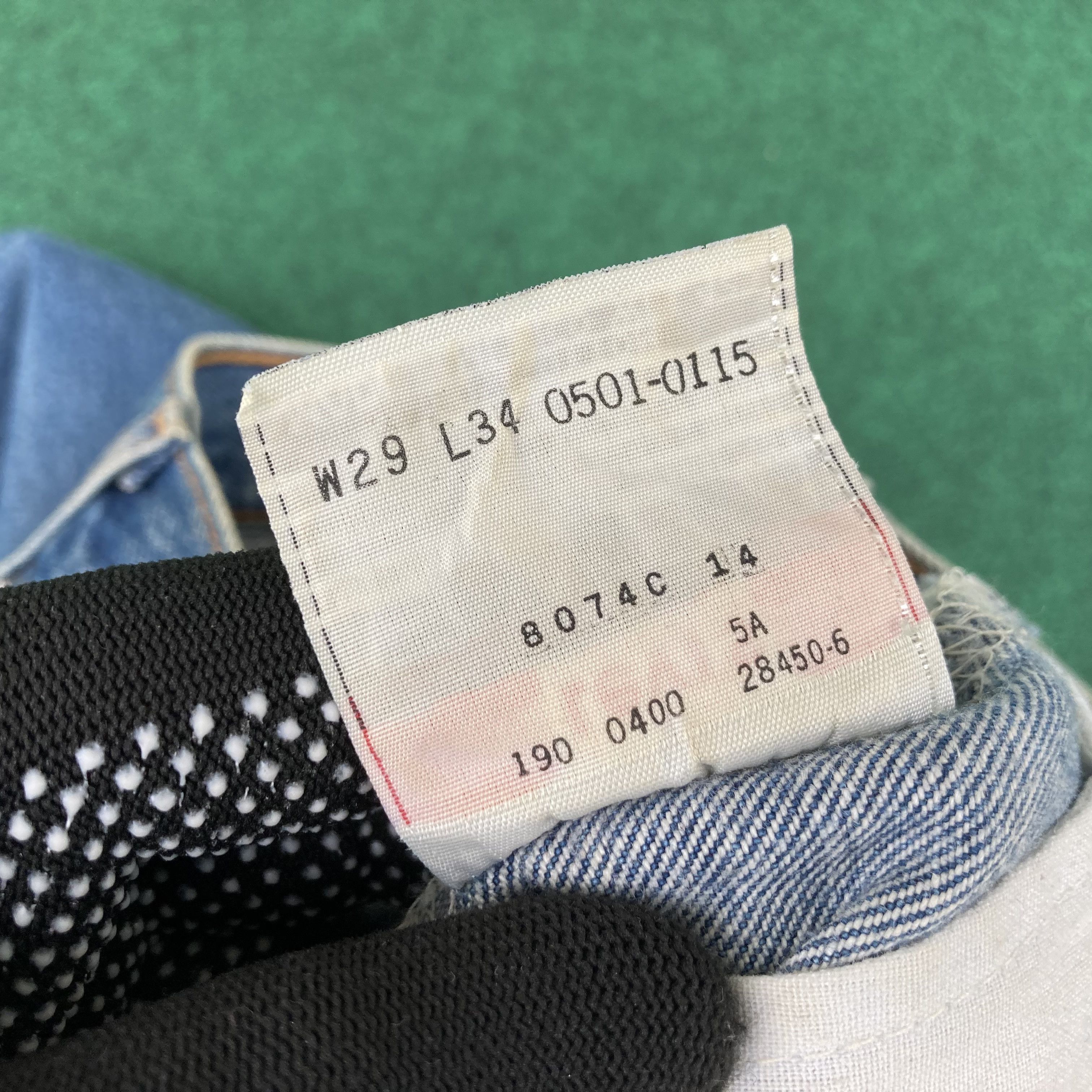 Levi's × Vintage Vtg Levis 501 Distressed Ripped Light Wash 90s Punk Jeans Size US 28 / EU 44 - 6 Thumbnail