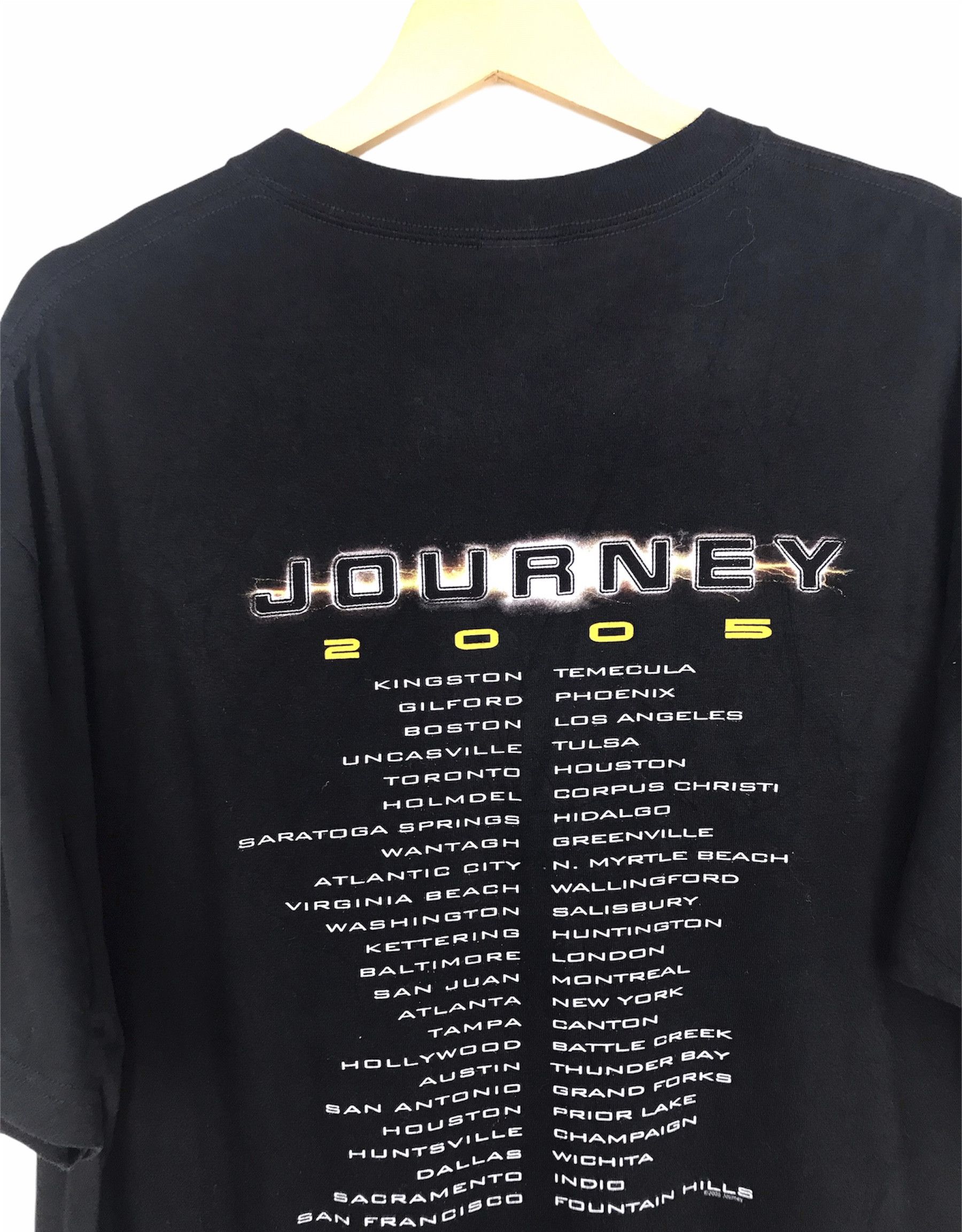 Band Tees Vintage 2000s JOURNEY Generations Tours Shirt Size US XL / EU 56 / 4 - 4 Thumbnail