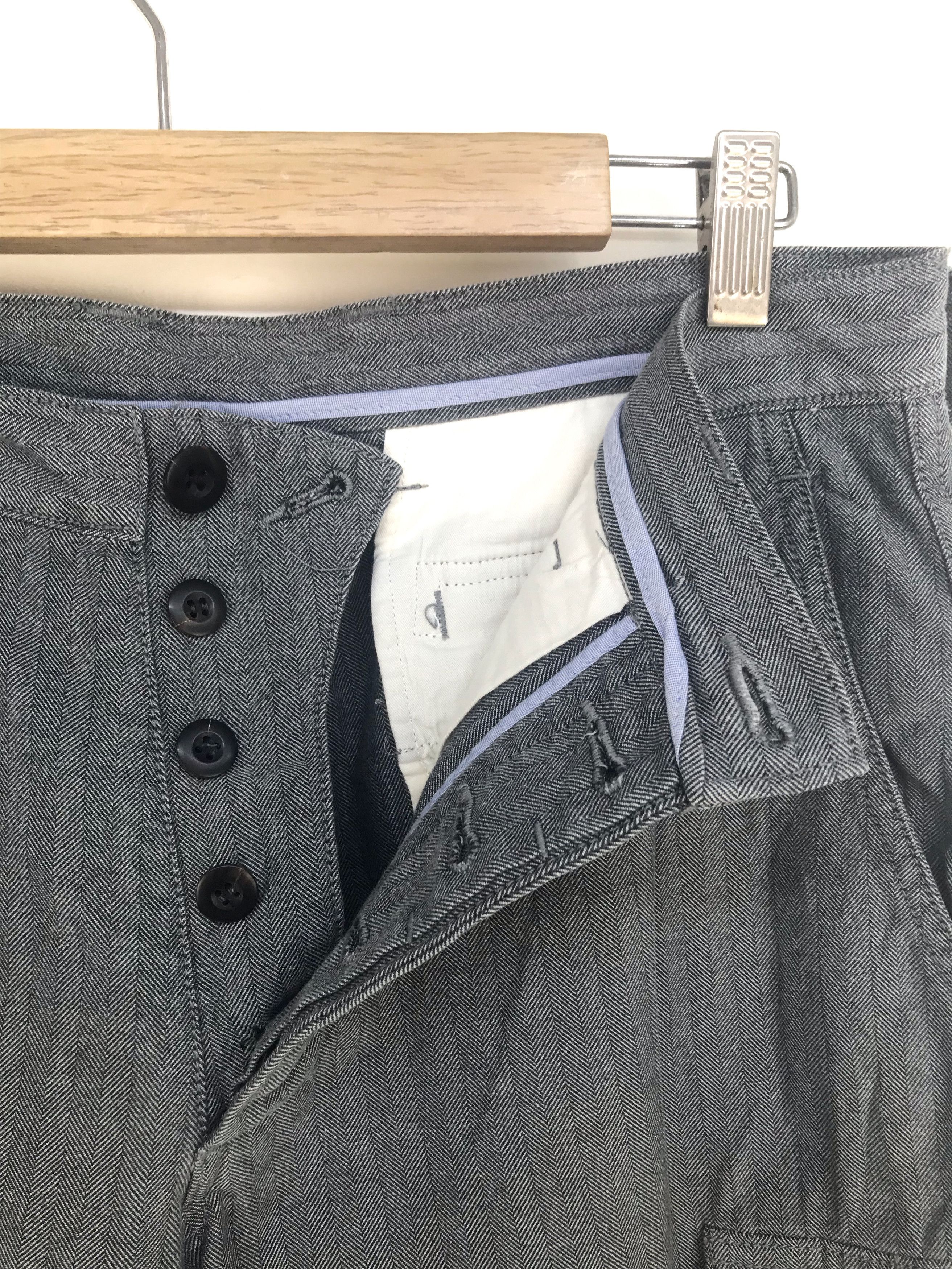 United Arrows UNITED ARROW TOKYO Made In Japan Herringbone Cargo Pants Size US 30 / EU 46 - 11 Thumbnail