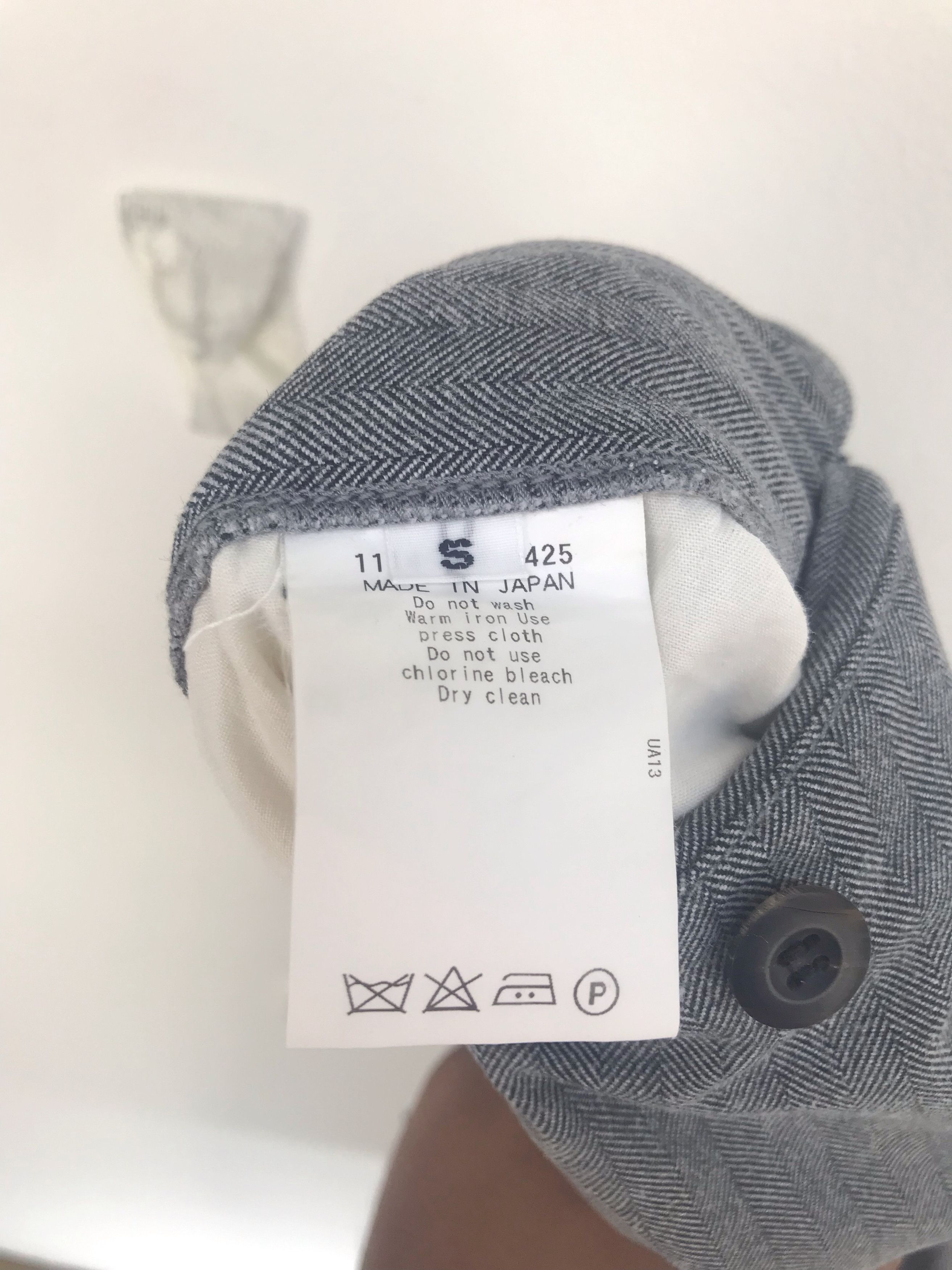 United Arrows UNITED ARROW TOKYO Made In Japan Herringbone Cargo Pants Size US 30 / EU 46 - 13 Thumbnail