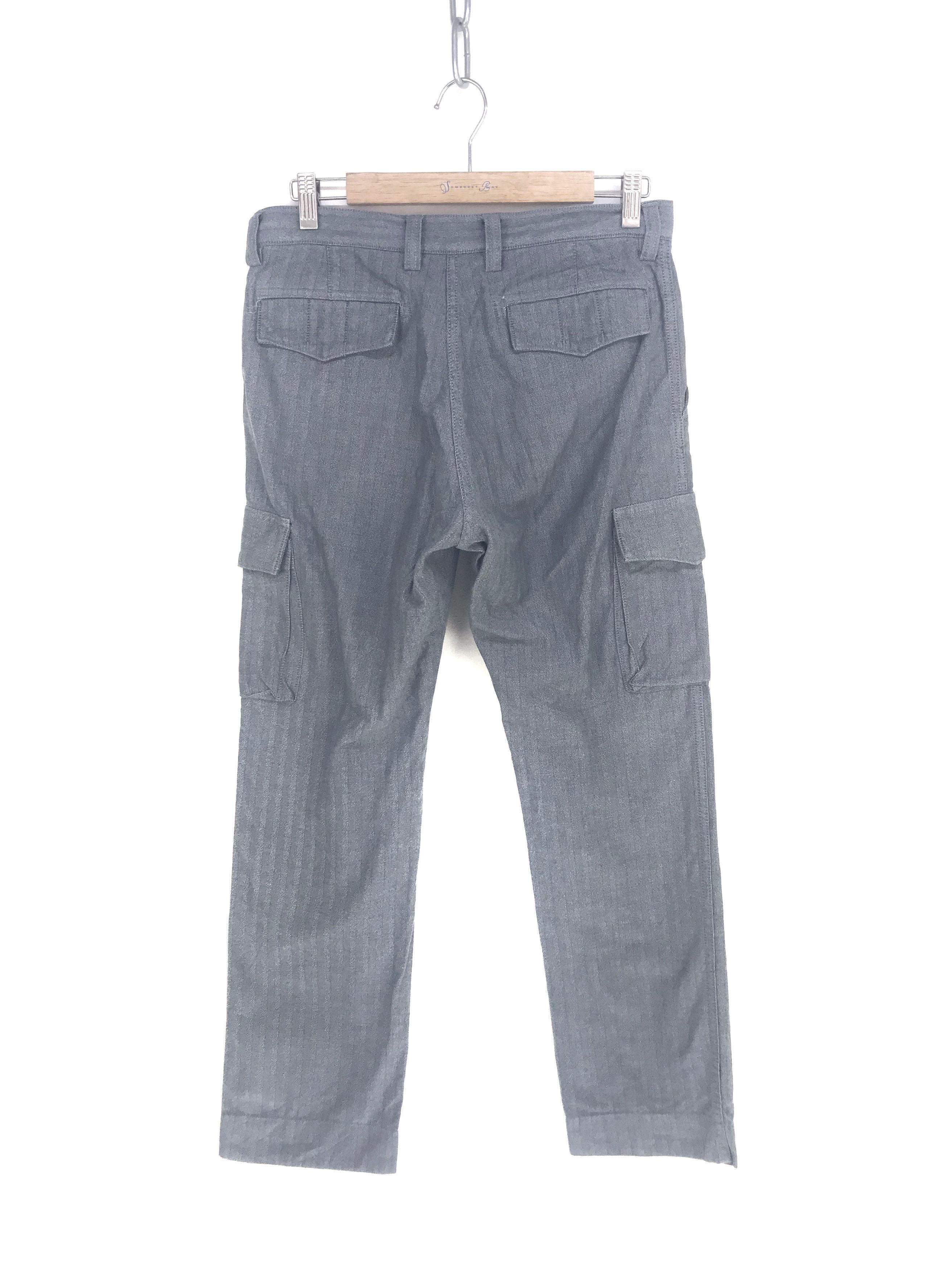 United Arrows UNITED ARROW TOKYO Made In Japan Herringbone Cargo Pants Size US 30 / EU 46 - 7 Thumbnail