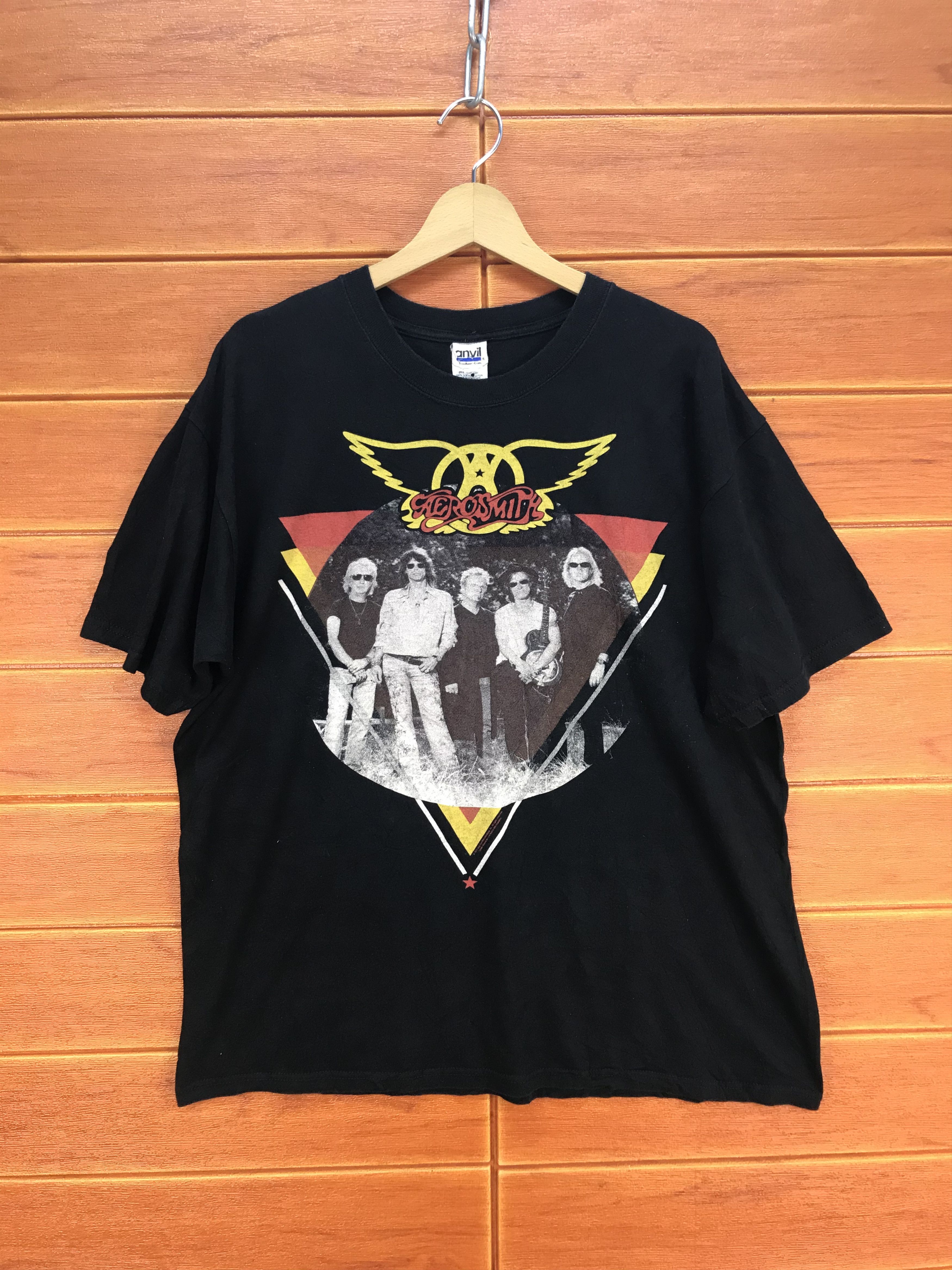 Aerosmith Vintage AEROSMITH Band T-Shirt Size US XL / EU 56 / 4 - 2 Thumbnail