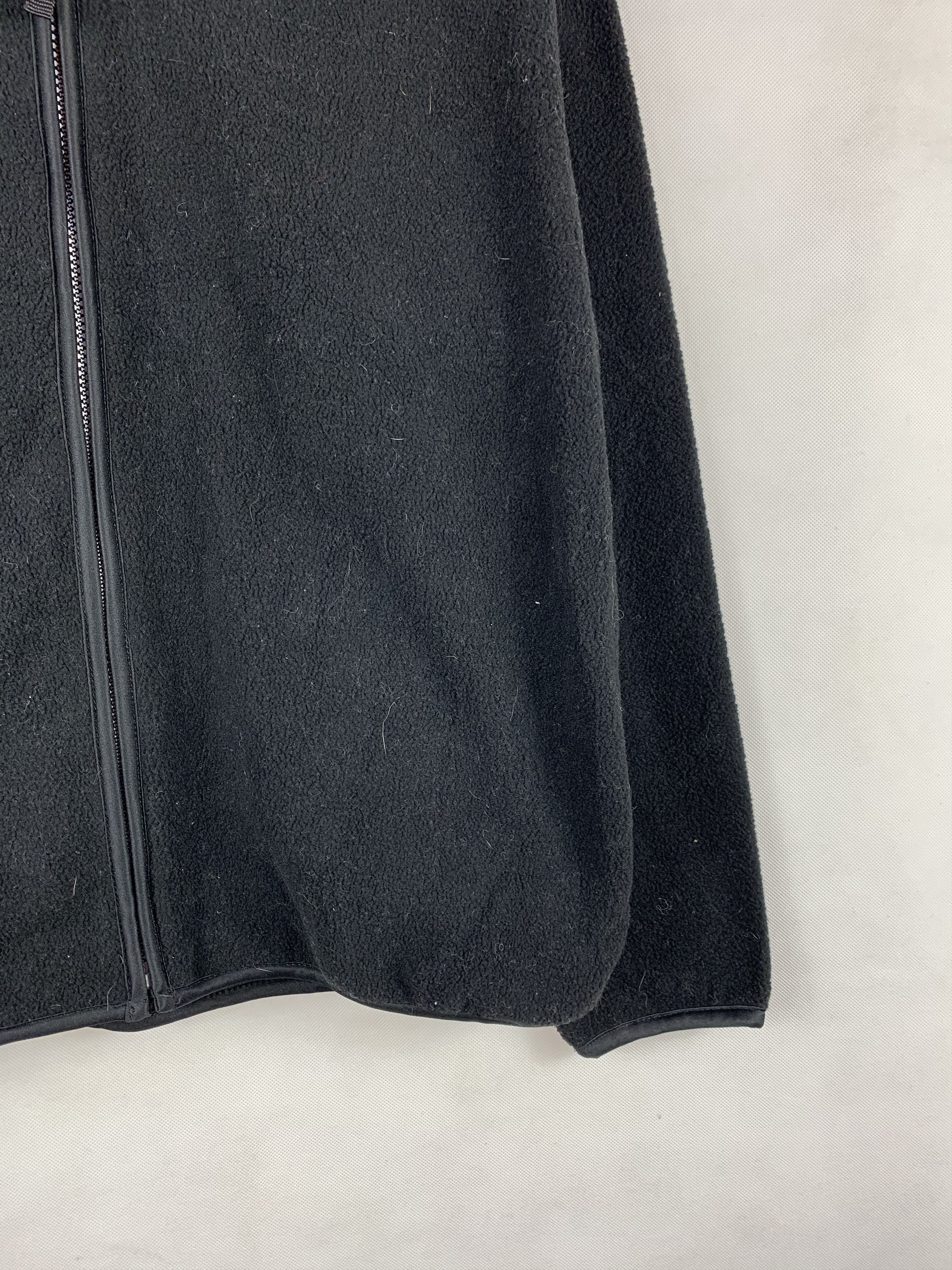 Japanese Brand Steals! Swooplex Plain Black Fleece Jacket Size US L / EU 52-54 / 3 - 3 Thumbnail