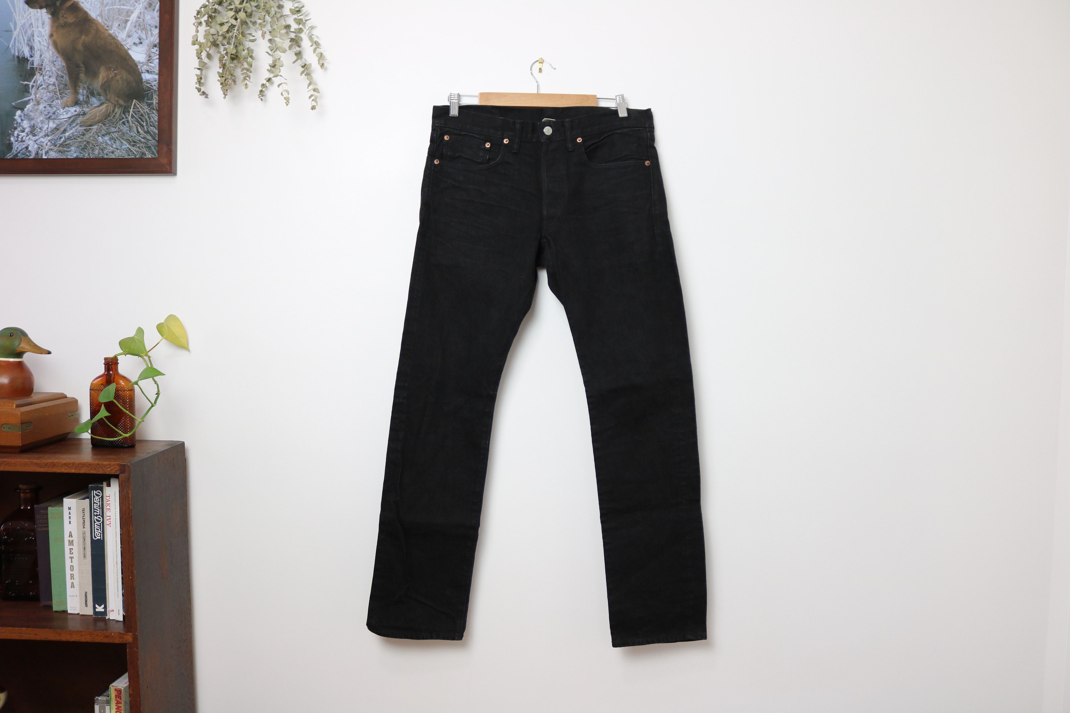 RRL Ralph Lauren RRL New Black on Black Japanese Selvedge Denim | Grailed