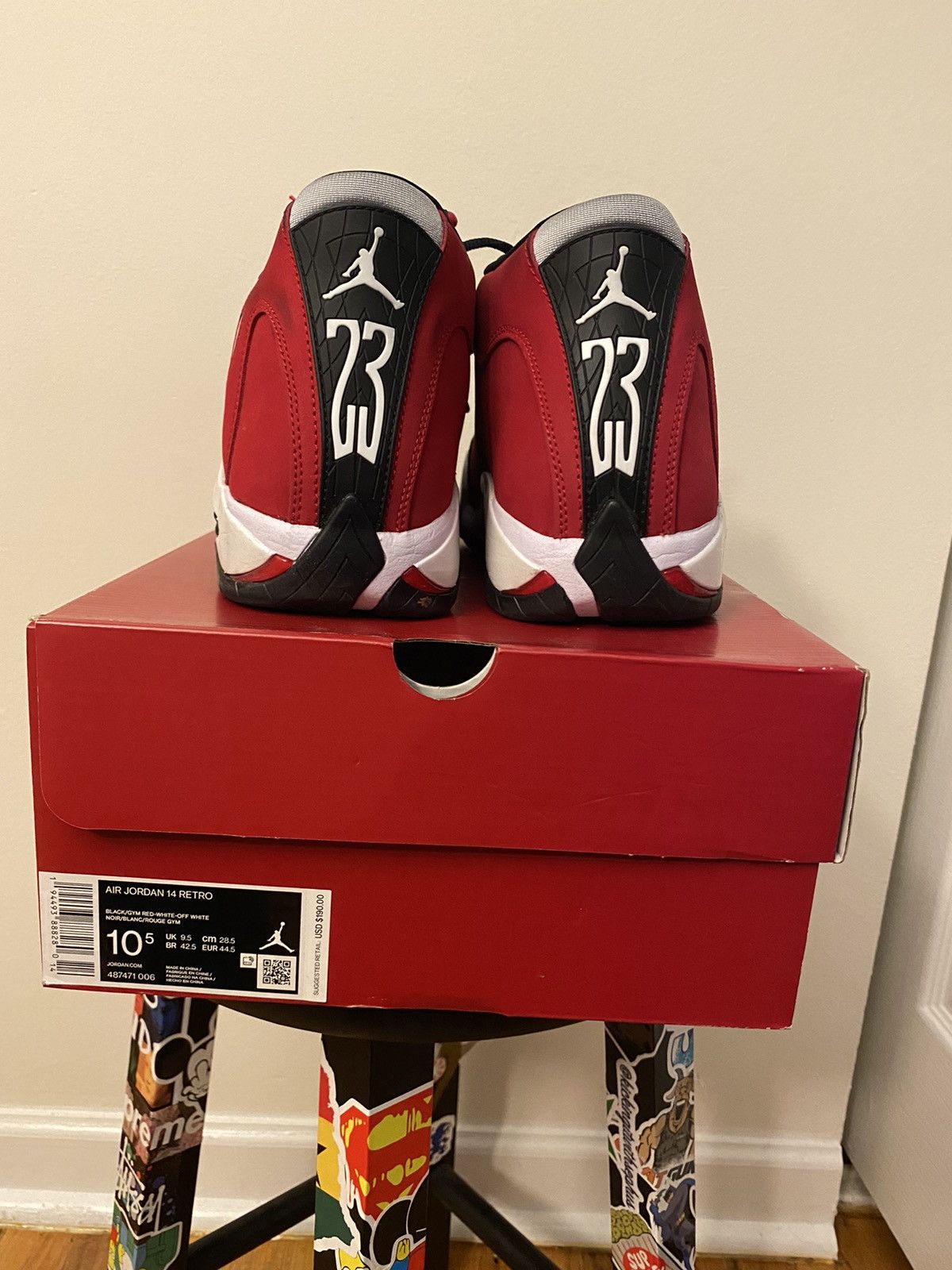 Jordan Brand Jordan 14 “Toro Red” Size US 10.5 / EU 43-44 - 4 Thumbnail