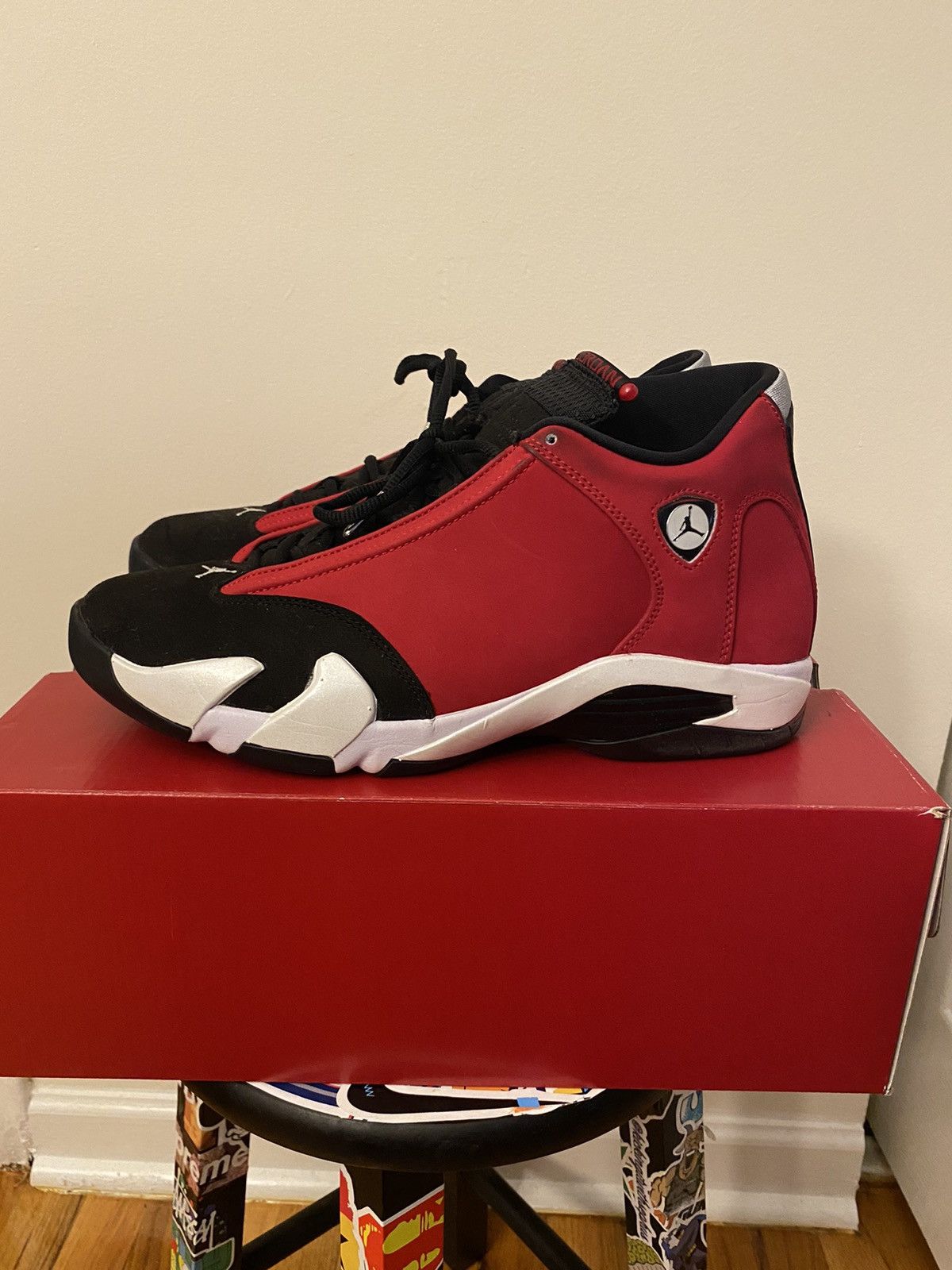Jordan Brand Jordan 14 “Toro Red” Size US 10.5 / EU 43-44 - 3 Thumbnail