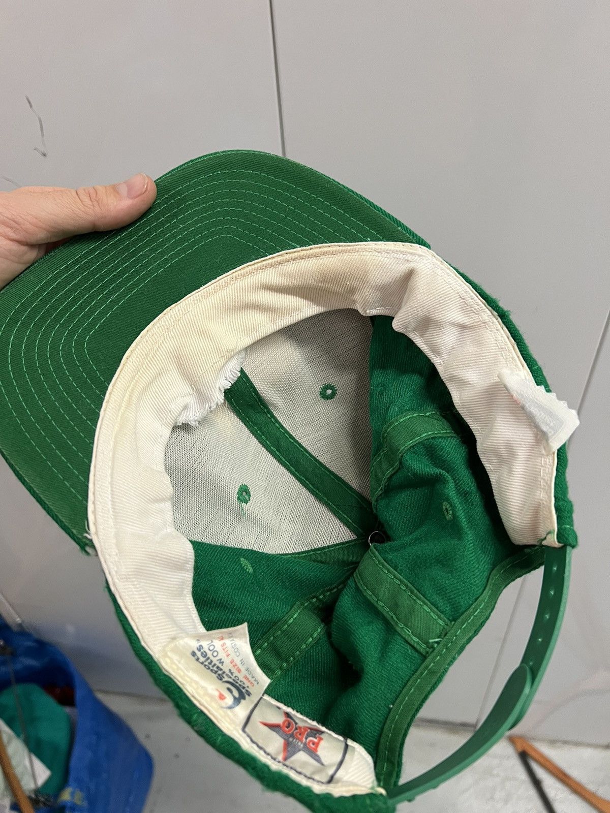 Sports Specialties Vintage NEW YORK JETS Sports Specialties Script Snapback Hat Size ONE SIZE - 8 Thumbnail