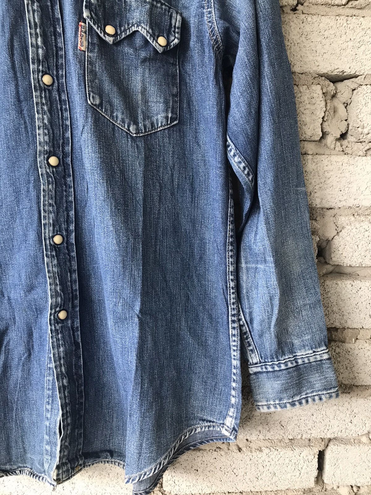 Blue Blue Japan Blue Blue Western Denim Shirt Size US M / EU 48-50 / 2 - 5 Thumbnail