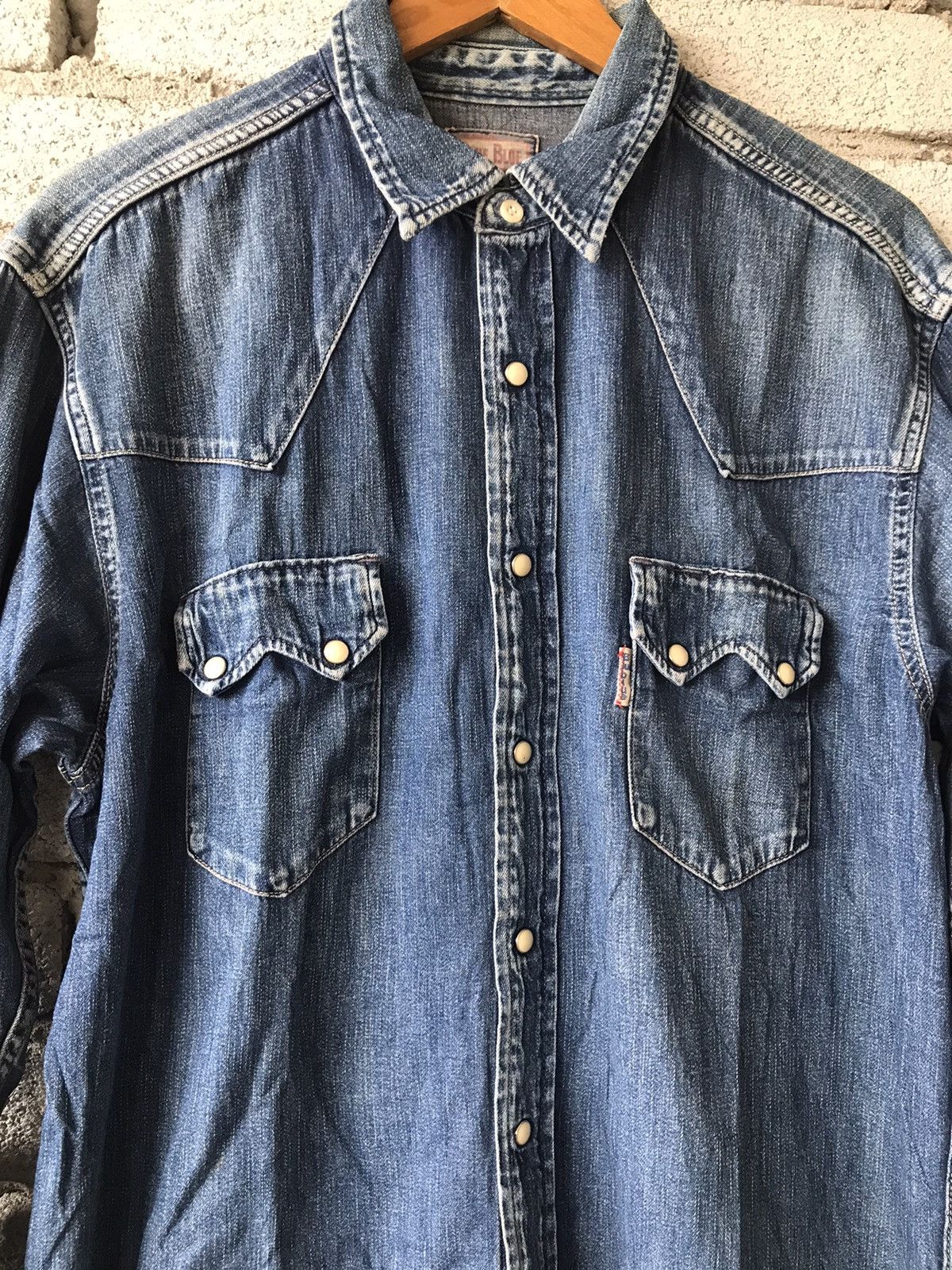 Blue Blue Japan Blue Blue Western Denim Shirt Size US M / EU 48-50 / 2 - 6 Thumbnail