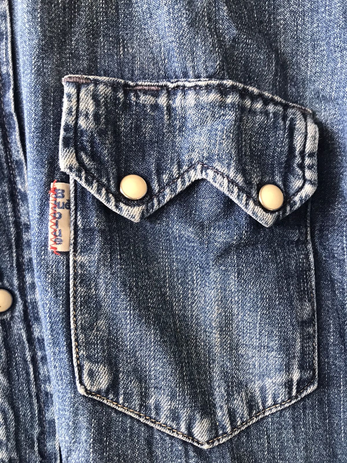 Blue Blue Japan Blue Blue Western Denim Shirt Size US M / EU 48-50 / 2 - 3 Thumbnail