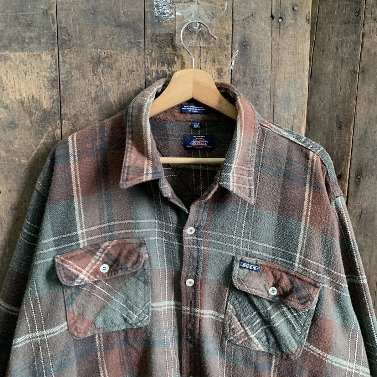 Dickies × Vintage Vintage Dickies Button Up Shirt Size US XXL / EU 58 / 5 - 2 Thumbnail
