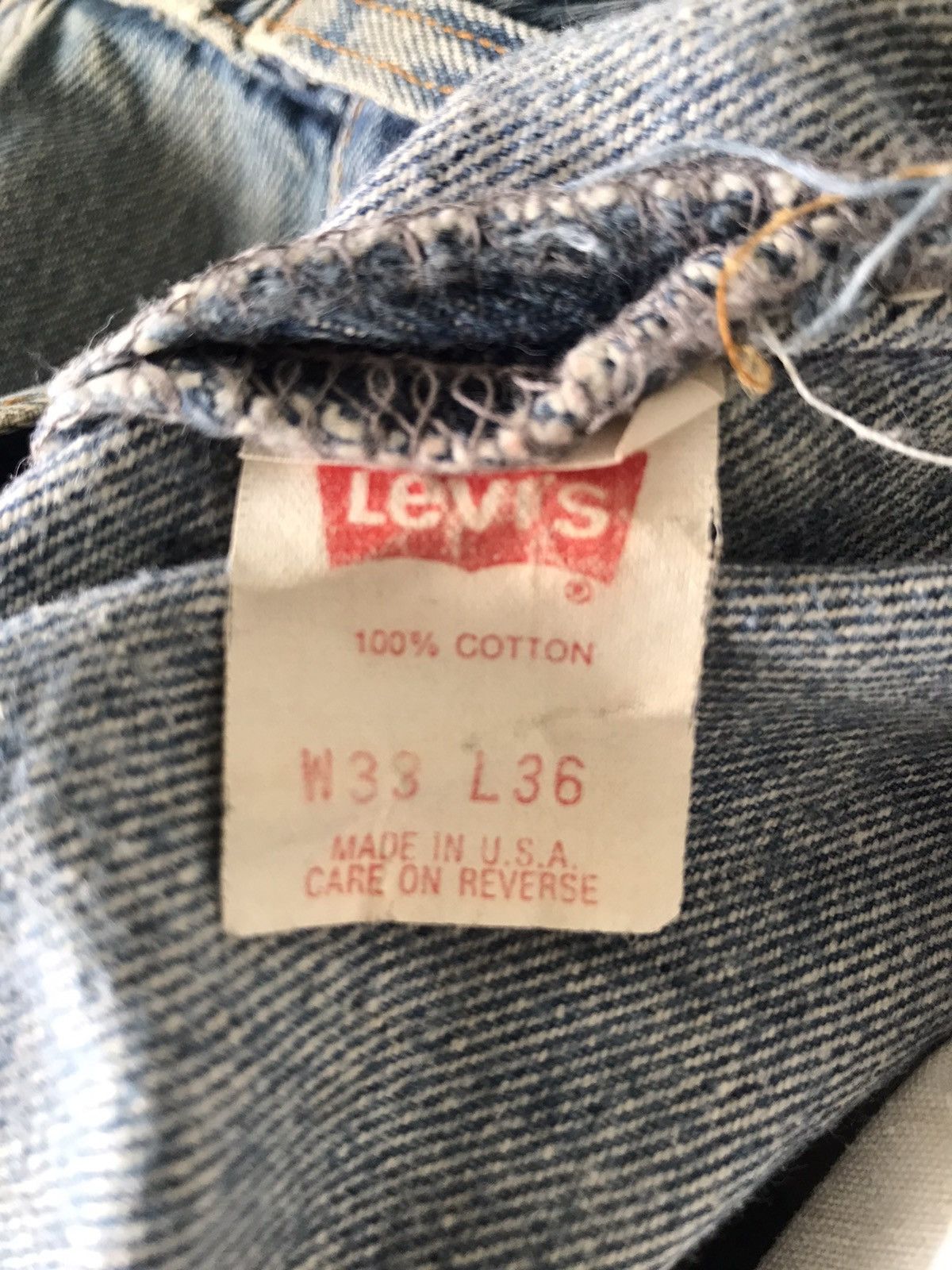 Levi's Vintage Levis 501 Buttonfly Made in USA Size US 32 / EU 48 - 10 Thumbnail
