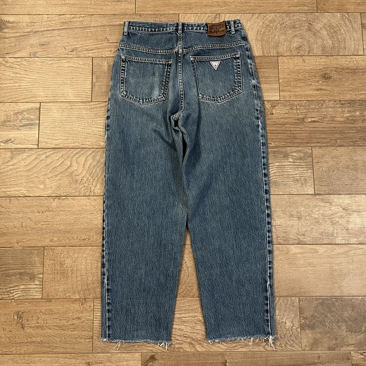 Guess × Streetwear × Vintage Vintage 1990’s Guess Jeans Faded Worn ...