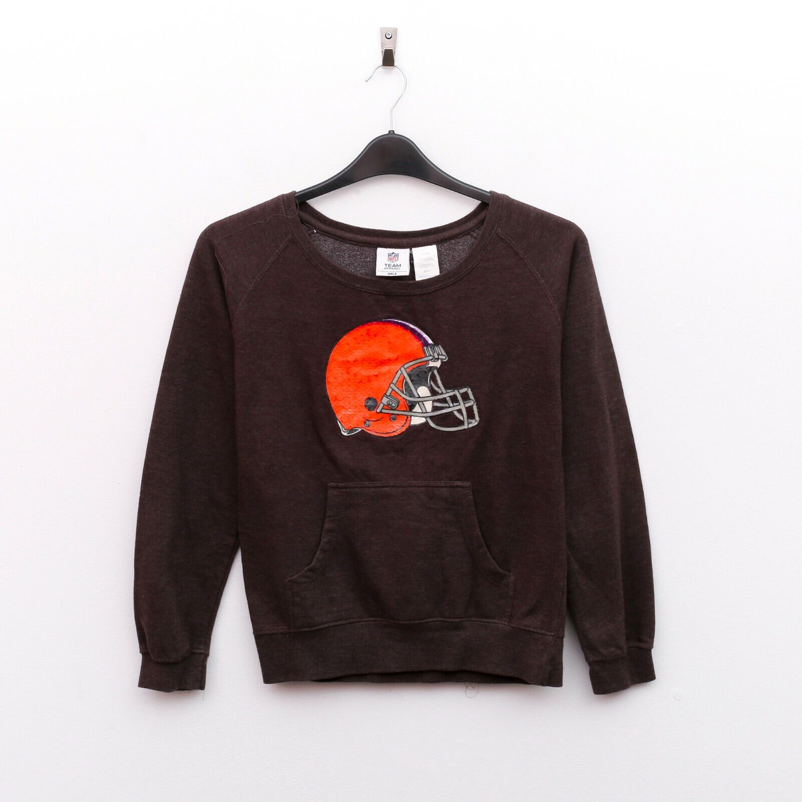 NFL Cleveland Browns Girls XL Youth 14 16 Sweatshirt Jumper Top Size XXS / US 00 / IT 34 - 1 Thumbnail