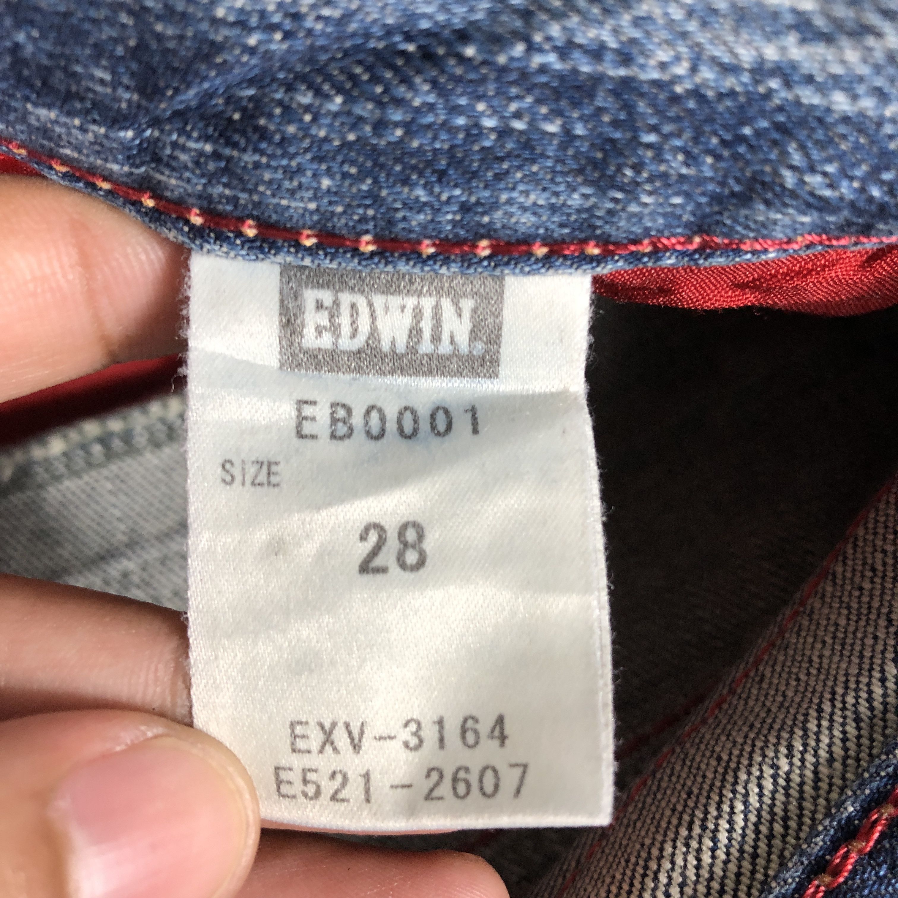 Edwin × Vintage Vintage Edwin Blue Trip Jeans Dirty L1176 Size US 31 - 8 Thumbnail
