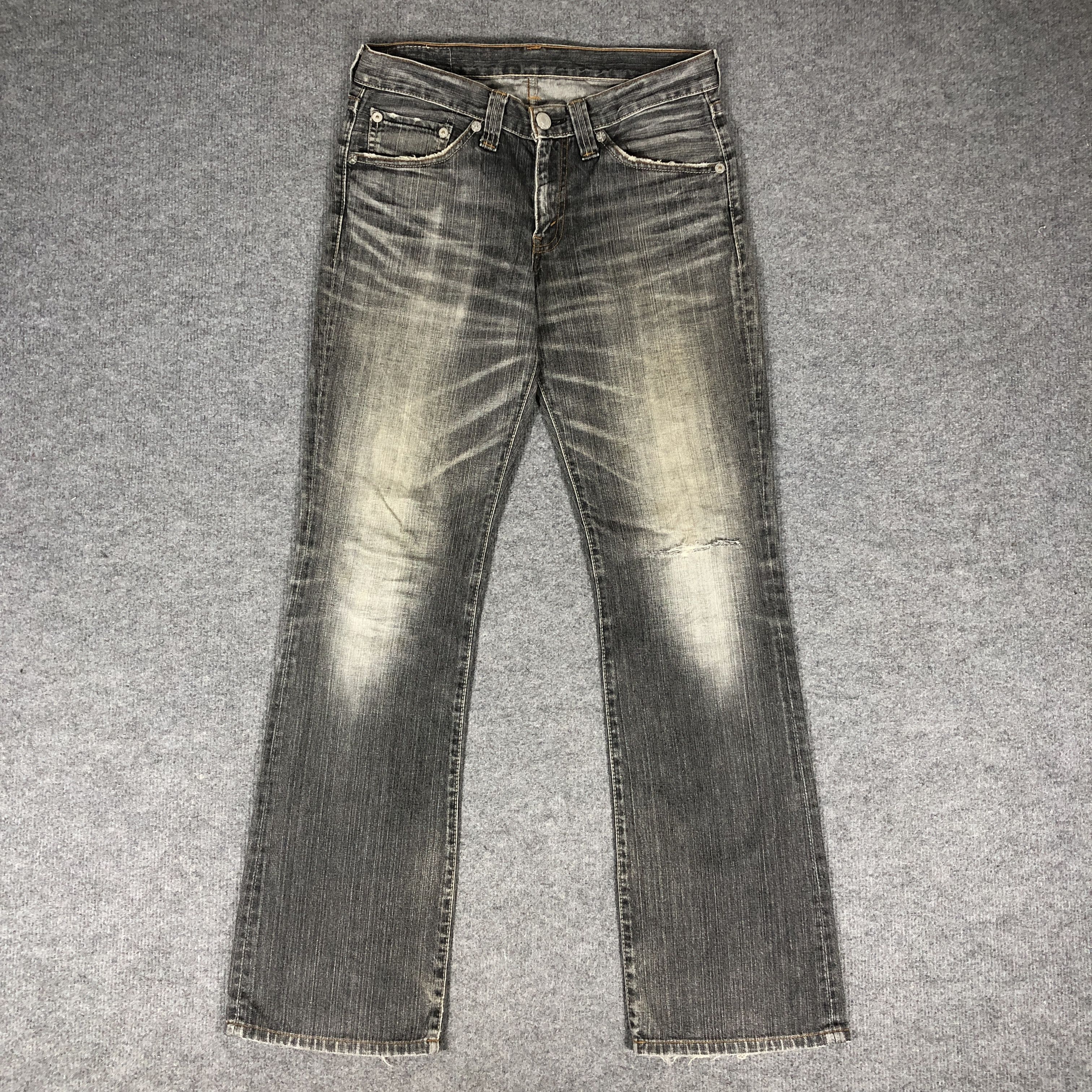 Levi's × Vintage Vintage Levis 708 Flare Jeans L1158 Size US 33 - 1 Thumbnail