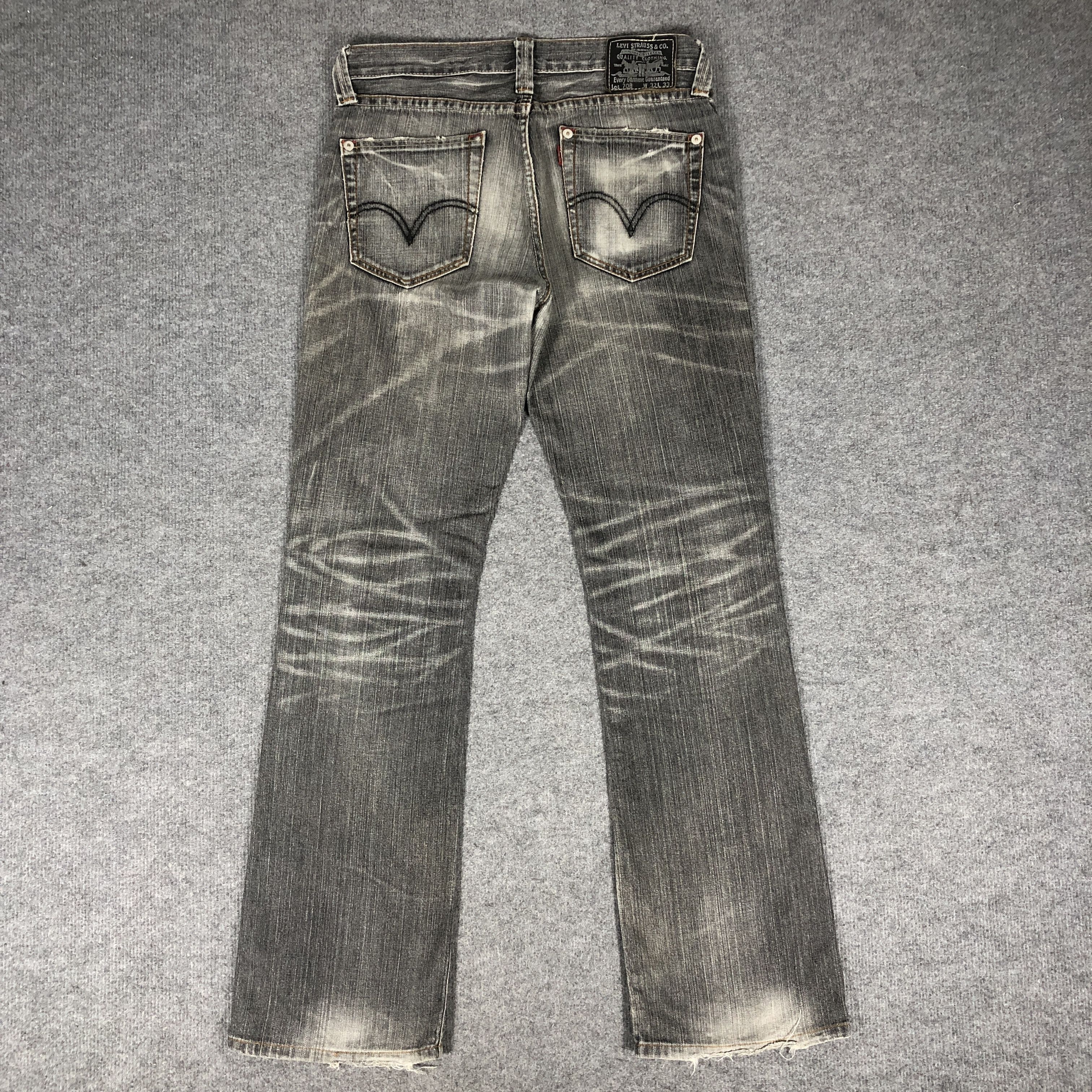 Levi's × Vintage Vintage Levis 708 Flare Jeans L1158 Size US 33 - 2 Thumbnail