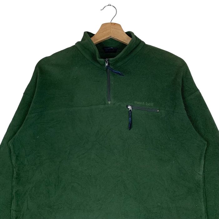 Montbell Japanese Brand Mont-bell Single Zip Front Quarter Zip | Grailed