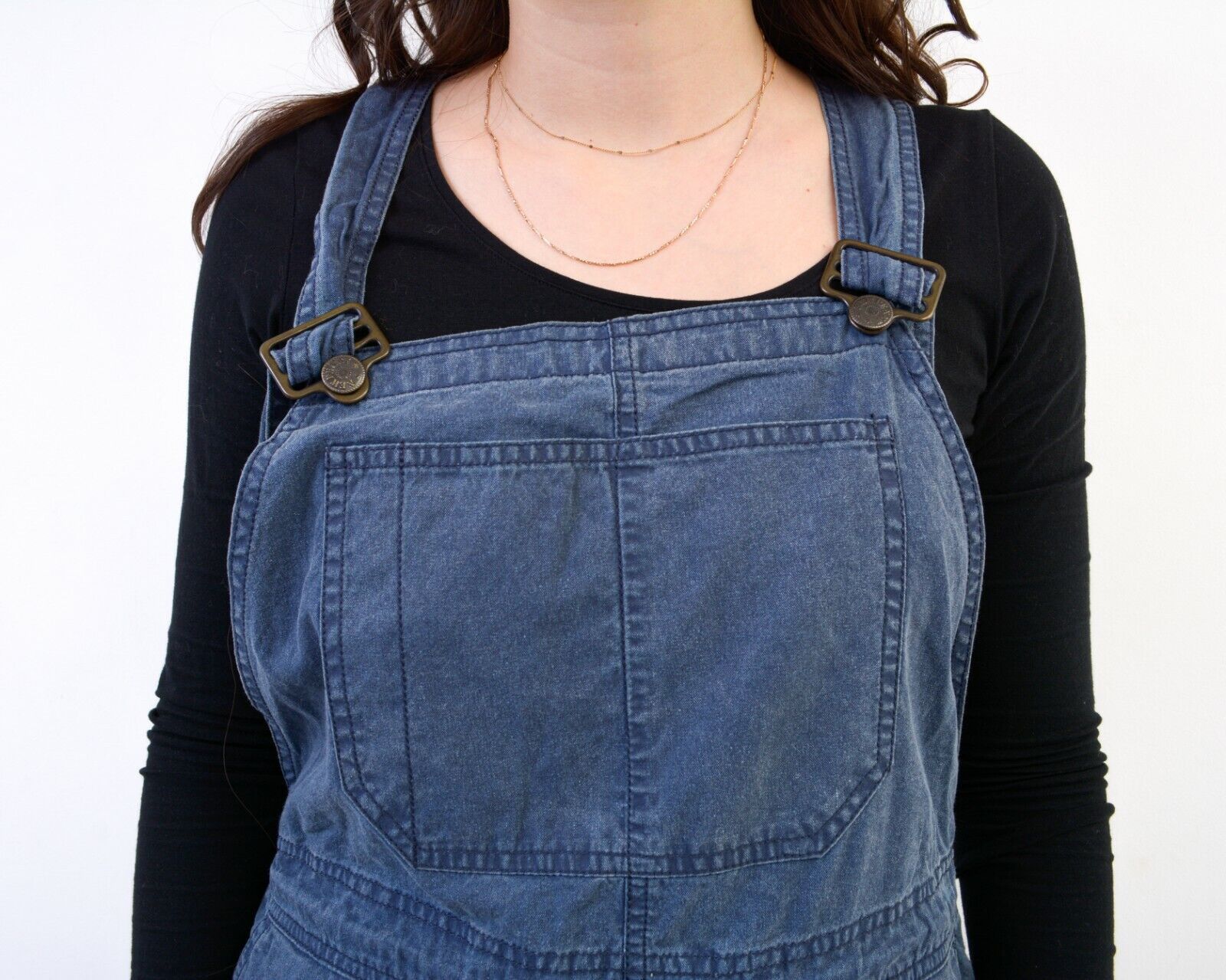 Vintage 90s Shorts Overall Dungaree Jumpsuit Romper Playsuit VTG Size 32" / US 10 / IT 46 - 5 Thumbnail
