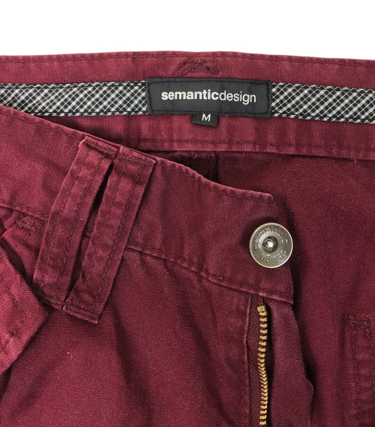 Japanese Brand Japanese Brand Semantic Design Slim Cargo Pants Size US 31 - 11 Thumbnail