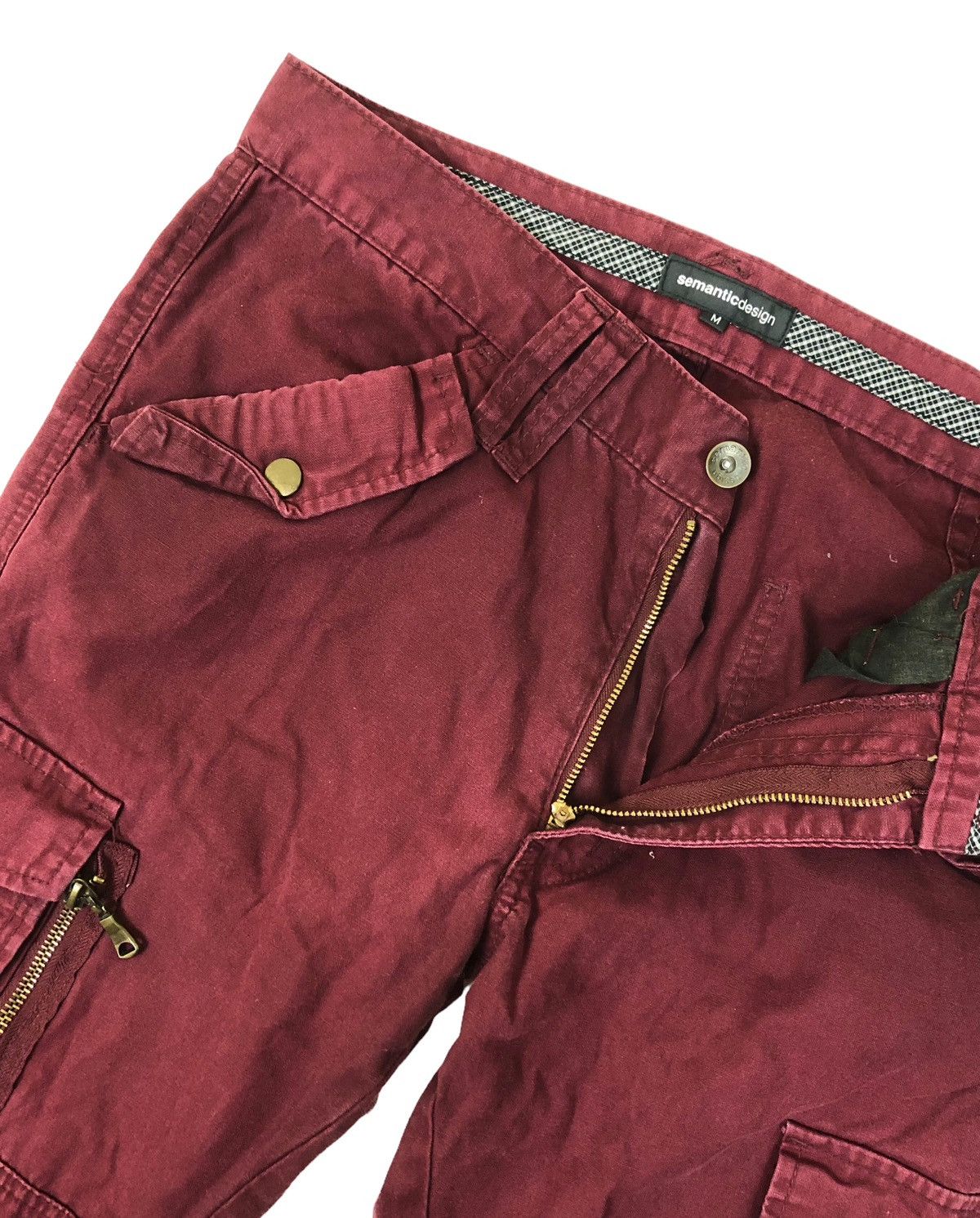 Japanese Brand Japanese Brand Semantic Design Slim Cargo Pants Size US 31 - 7 Thumbnail
