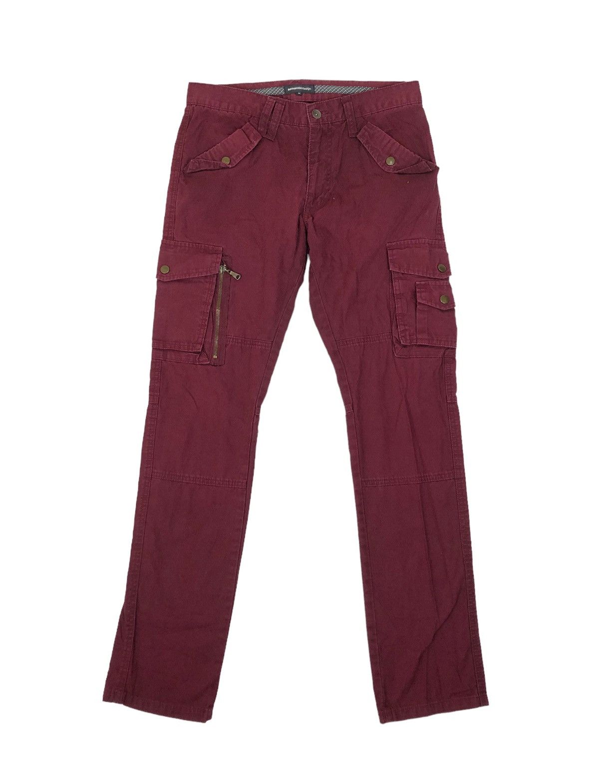 Japanese Brand Japanese Brand Semantic Design Slim Cargo Pants Size US 31 - 1 Thumbnail