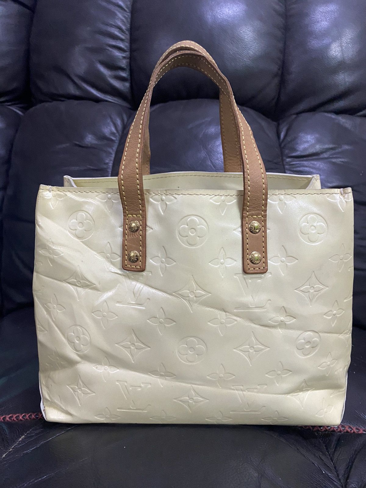 Louis Vuitton Authentic Louis Vuitton Mini Vernis Tote Bag Size ONE SIZE - 1 Thumbnail