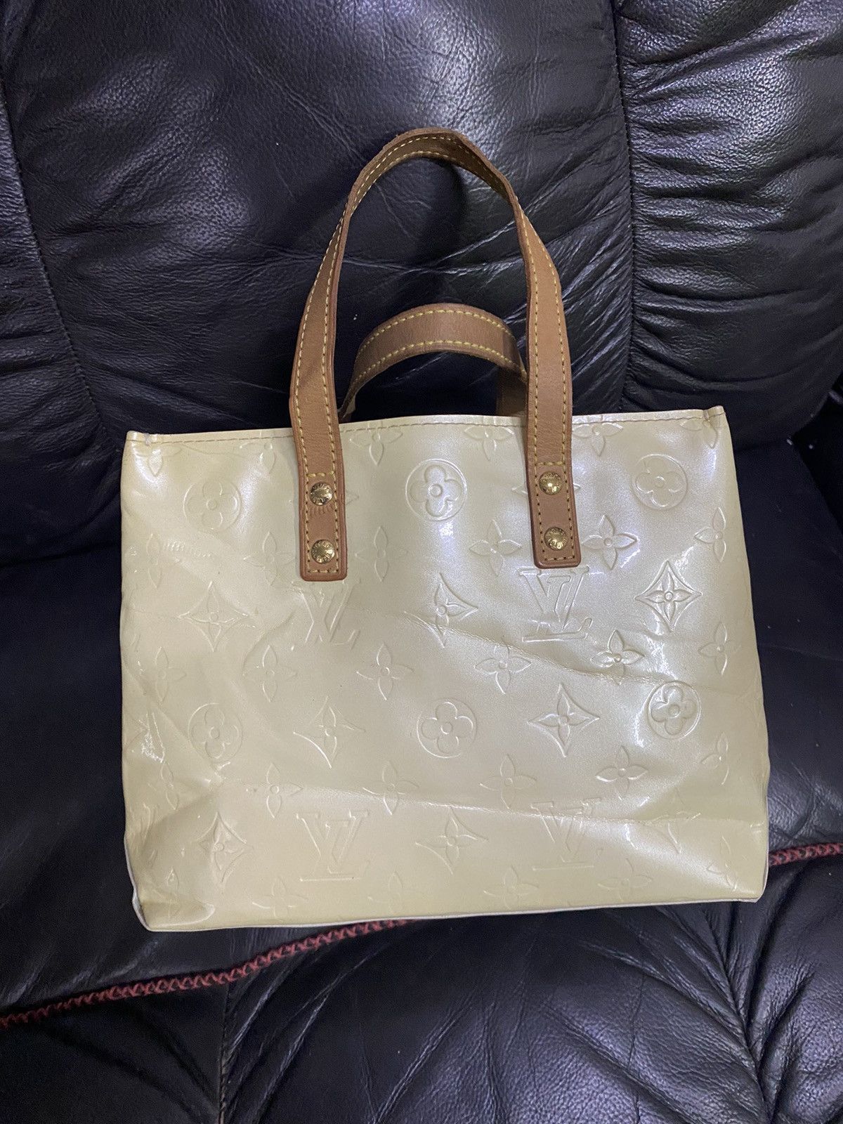 Louis Vuitton Authentic Louis Vuitton Mini Vernis Tote Bag Size ONE SIZE - 25 Thumbnail