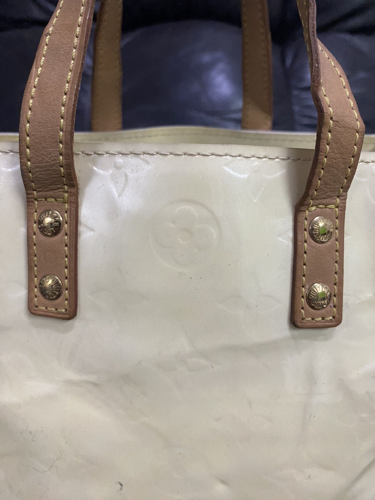 Louis Vuitton Authentic Louis Vuitton Mini Vernis Tote Bag Size ONE SIZE - 7 Thumbnail