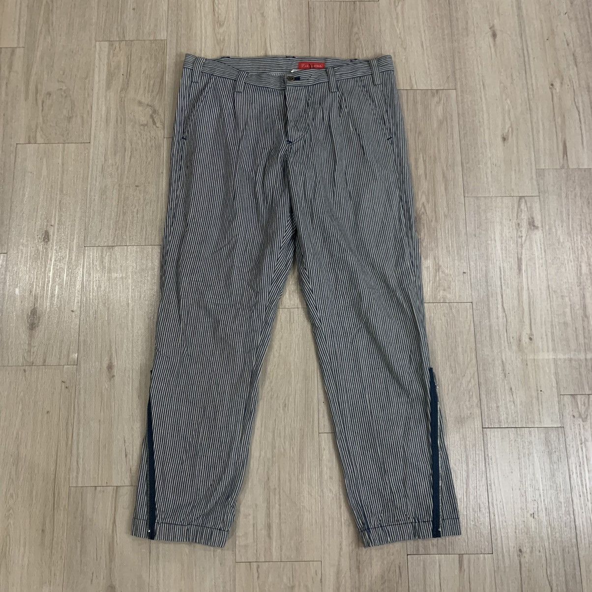 Yohji Yamamoto Y’s Yohji Yamamoto Red Label Hickory Long Pants Size US 35 - 1 Thumbnail