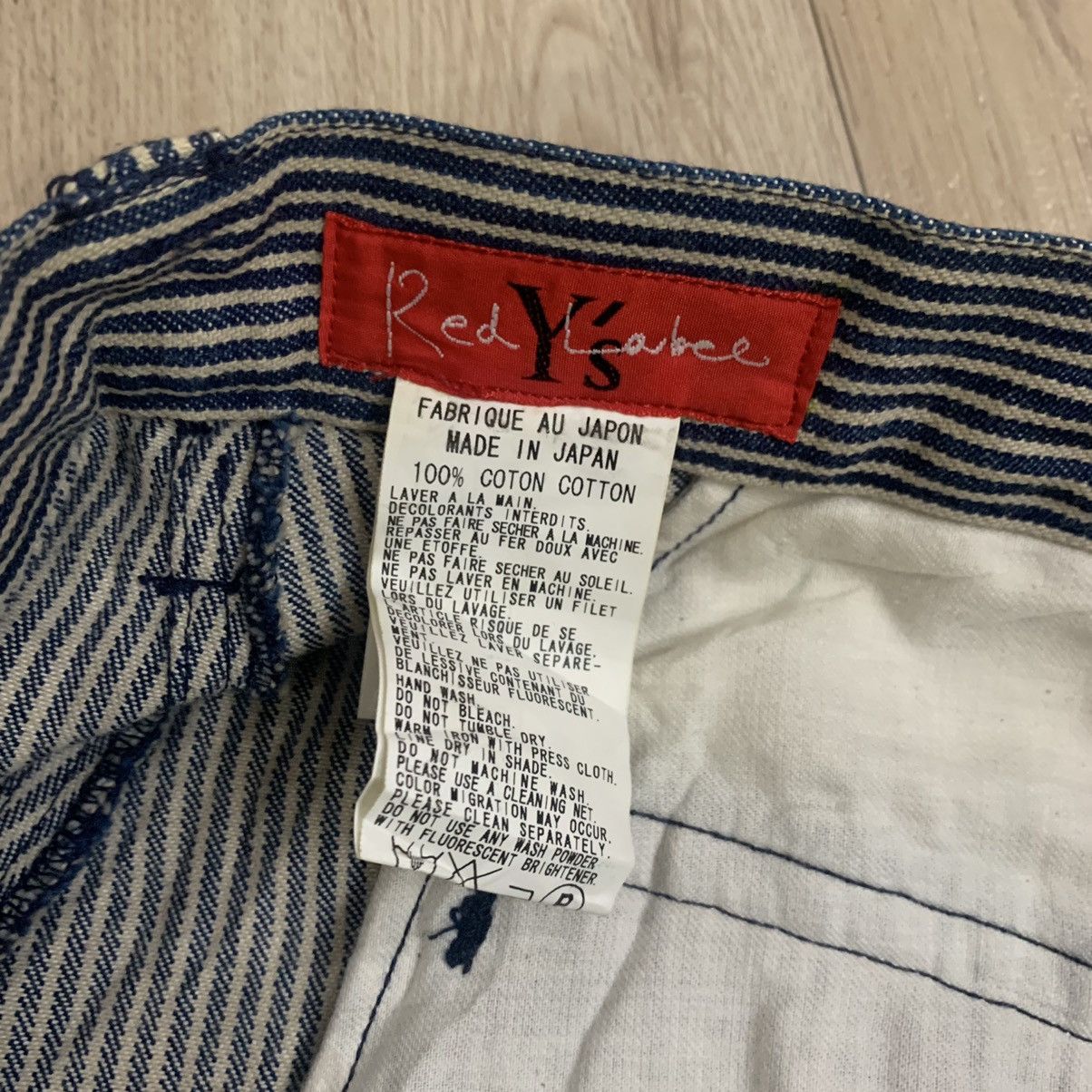 Yohji Yamamoto Y’s Yohji Yamamoto Red Label Hickory Long Pants Size US 35 - 5 Thumbnail