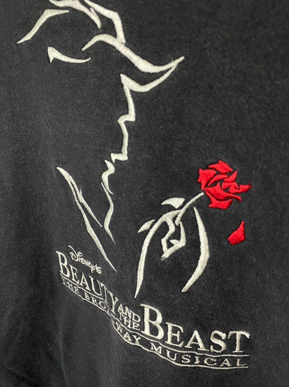 Vintage Disney Beauty and The Beast musical Sweatshirt