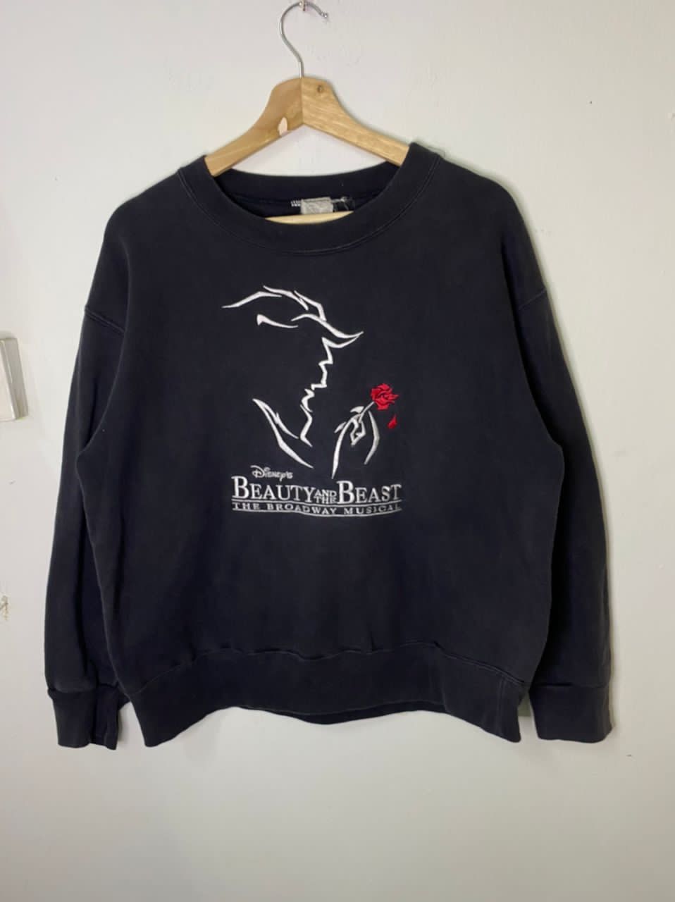 Vintage Disney Beauty and The Beast musical Sweatshirt