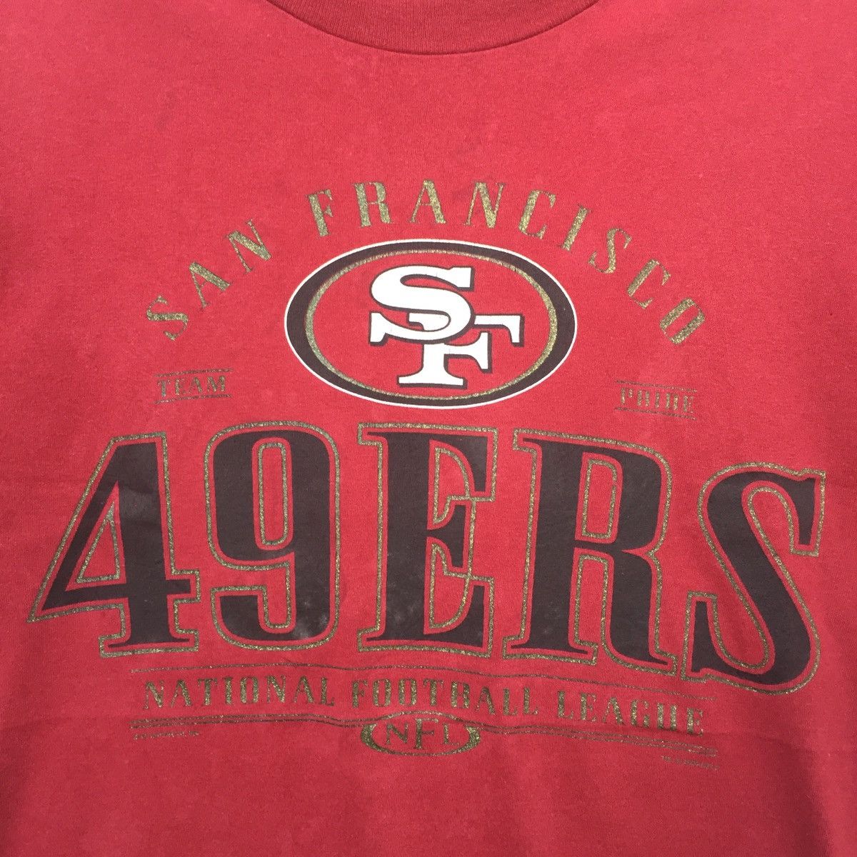 NFL Vintage 90s 49ERS San Francisco Big Logo T-Shirt | M | Swag Size US M / EU 48-50 / 2 - 4 Thumbnail