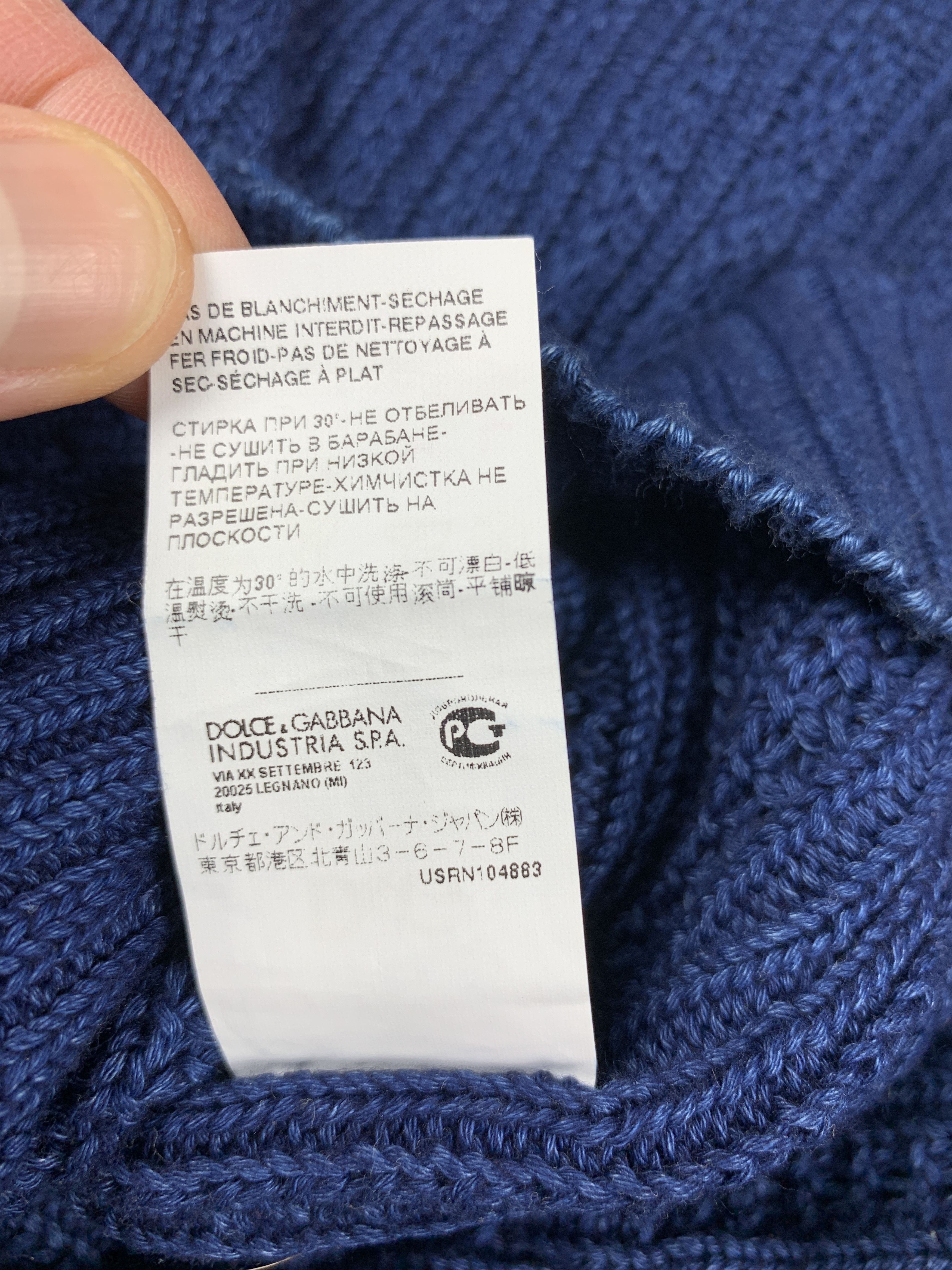 Dolce & Gabbana Dolce & Gabbana Double Breasted Cardigan Sweater Size 48 Size US M / EU 48-50 / 2 - 12 Thumbnail