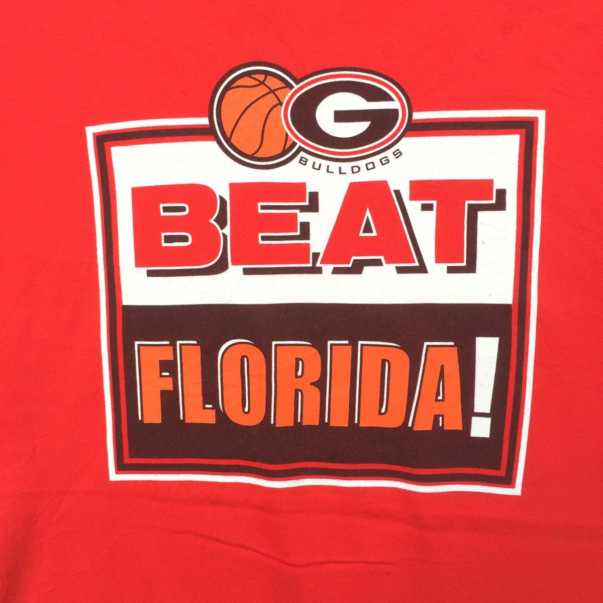 Other Bulldog Beat Florida! Big Logo T-Shirt | Spell Out | XL Size US XL / EU 56 / 4 - 3 Thumbnail