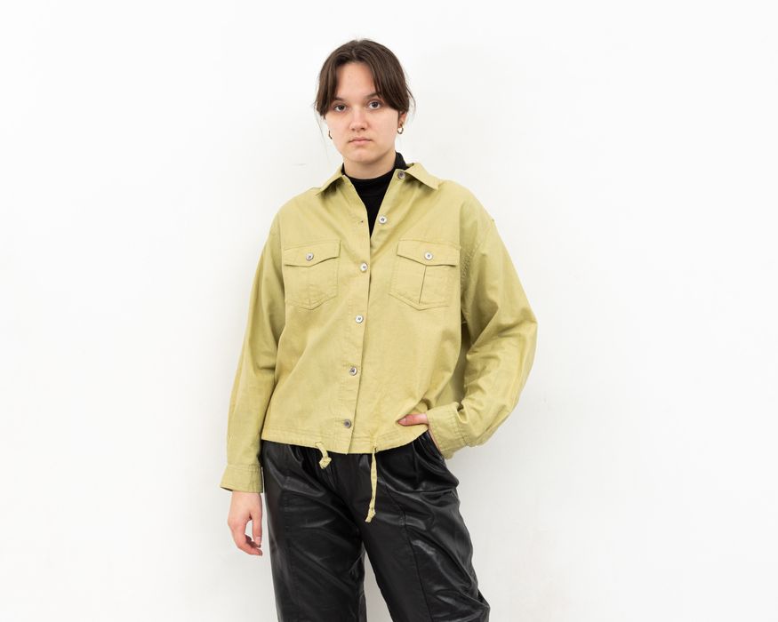 Vintage Linen UK 16 Button Up US 12 Over Shirt EU 44 Jacket Blouse