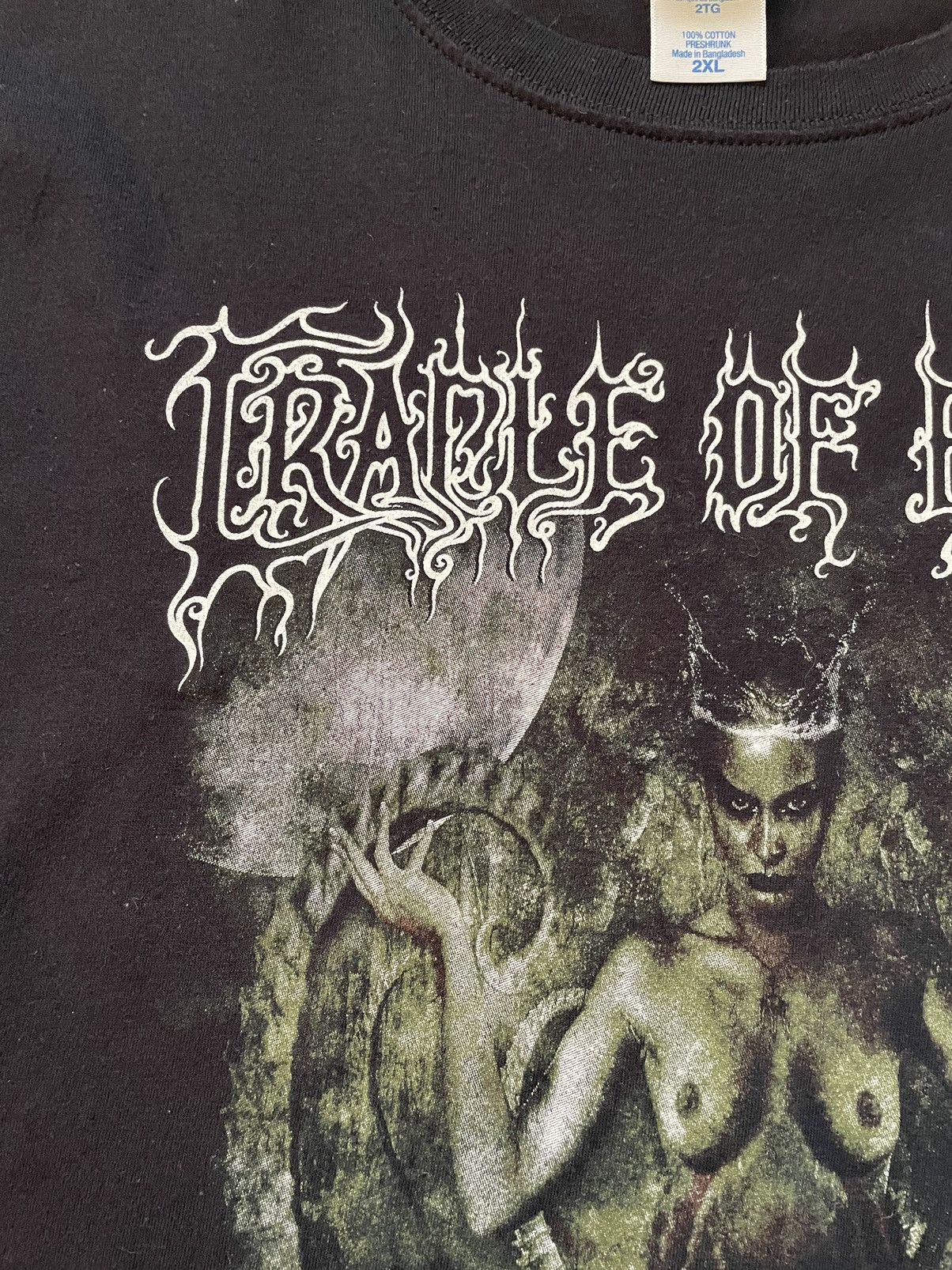 Gildan × Vintage Cradle of Filth Vintage t-shirt Size US XXL / EU 58 / 5 - 8 Thumbnail