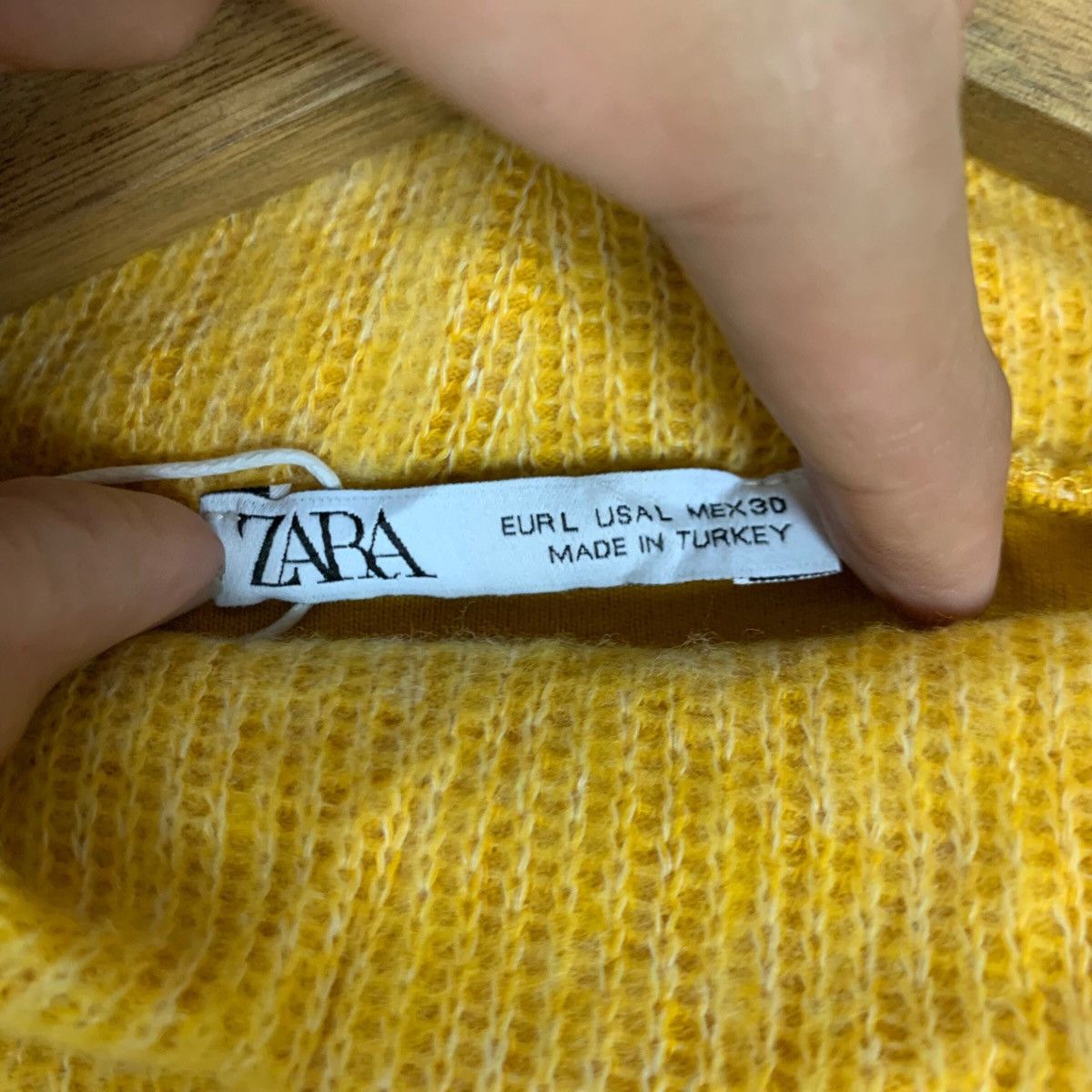 Zara Zara Turtle Neck Fleece Pulled Jumper Sweatshirt Size US L / EU 52-54 / 3 - 6 Thumbnail