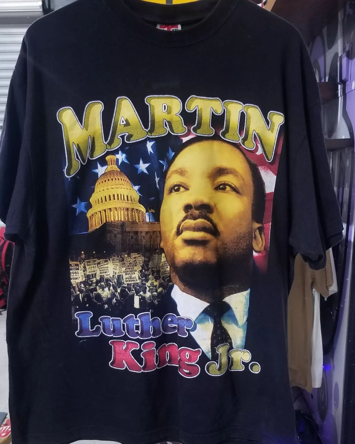 Vintage Martin Luther King Jr. Malcolm X Vintage Rap Tee | Grailed