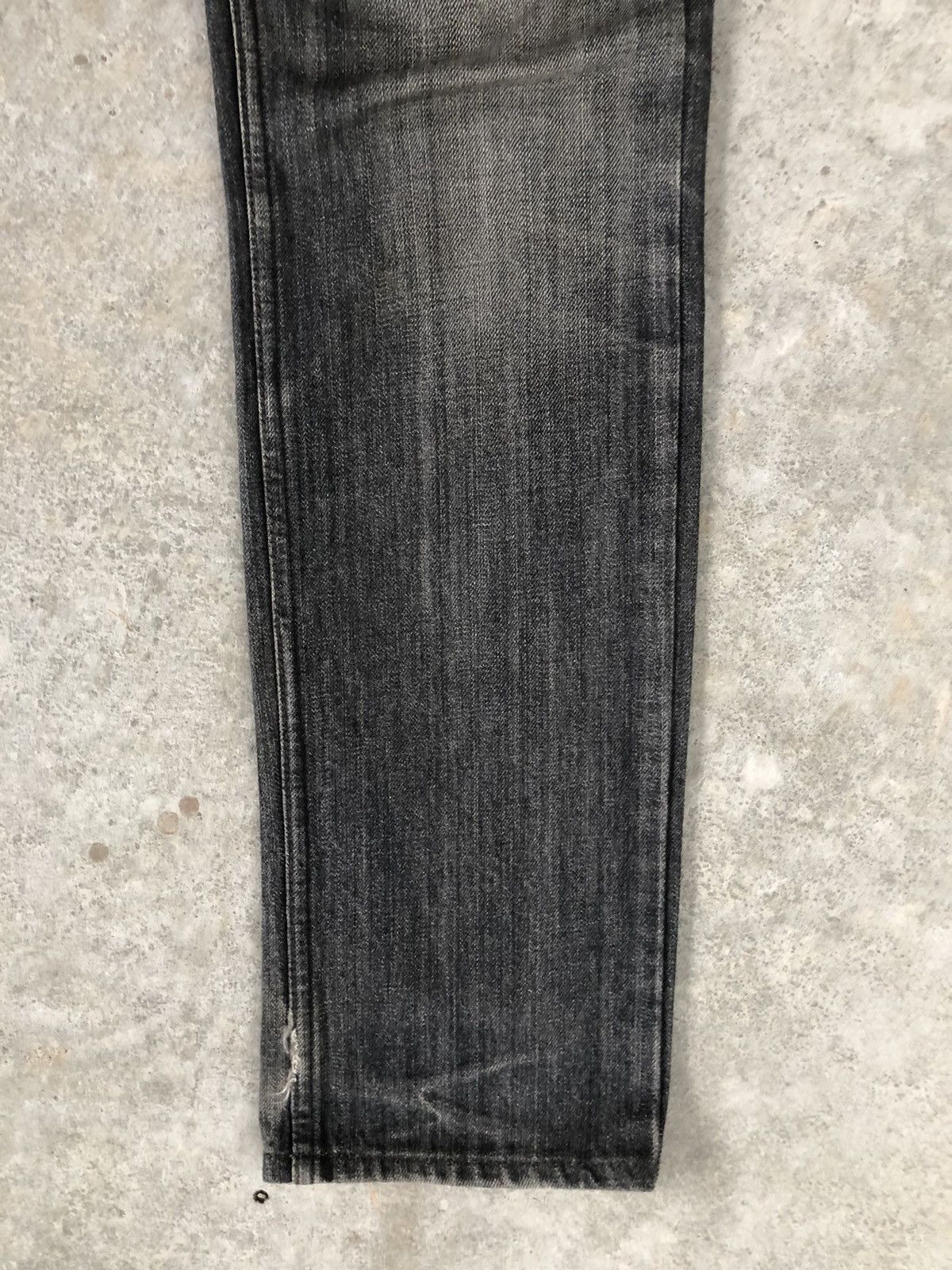 Japanese Brand Japanese Lounge Lizard Distressed Jeans Slim cut Size US 31 - 4 Thumbnail