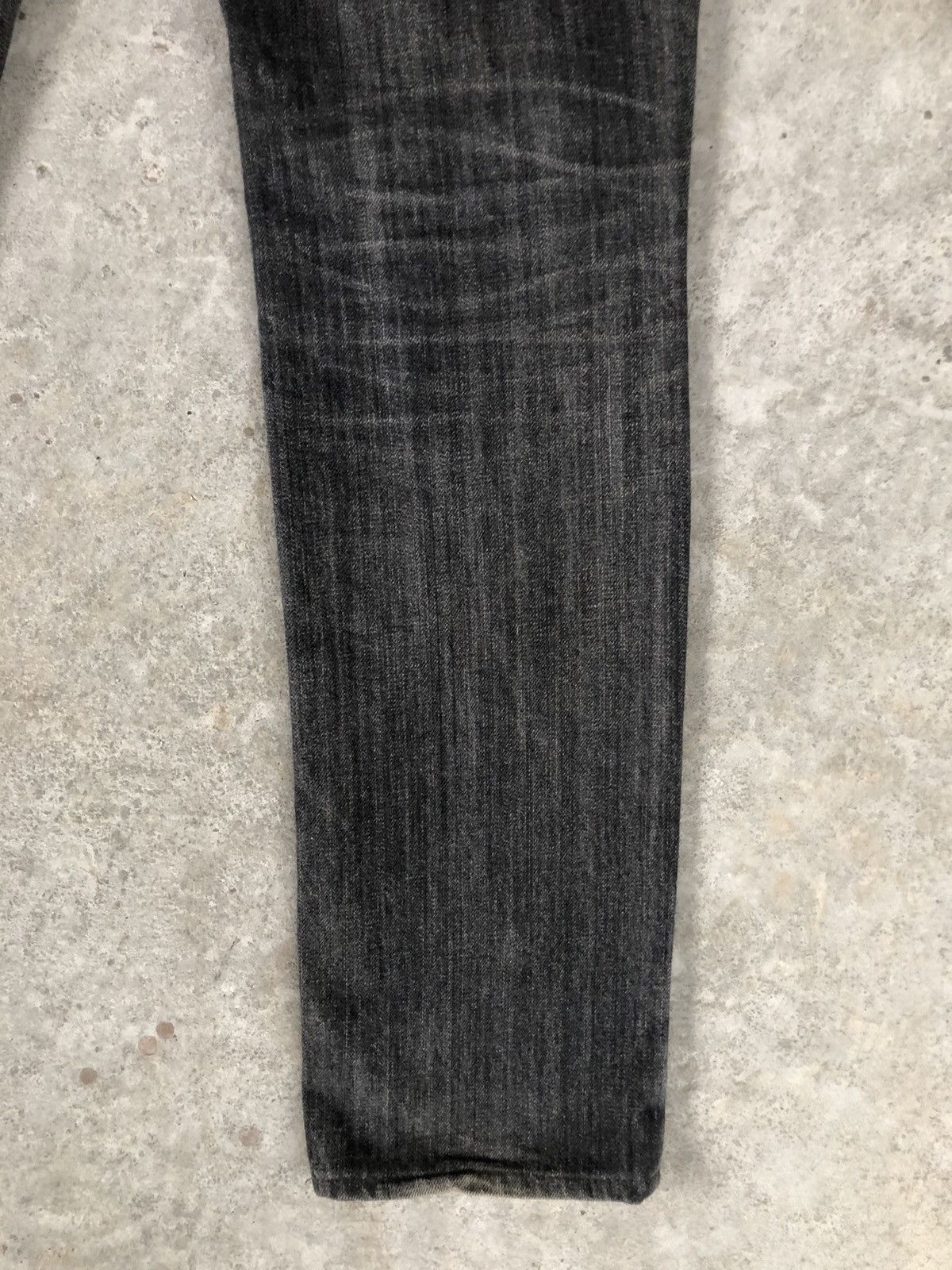 Japanese Brand Japanese Lounge Lizard Distressed Jeans Slim cut Size US 31 - 9 Thumbnail