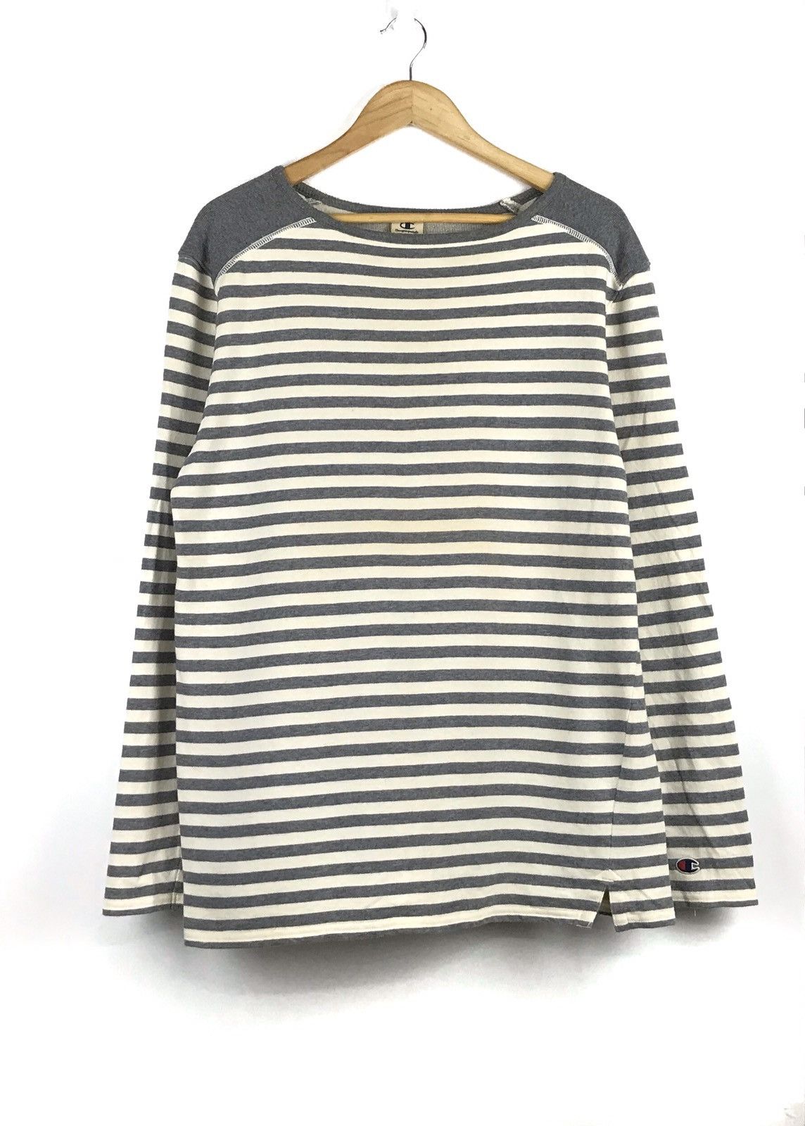 Champion Vintage Champion Stripes Large Size Crewneck Sweatshirt Size US L / EU 52-54 / 3 - 1 Thumbnail