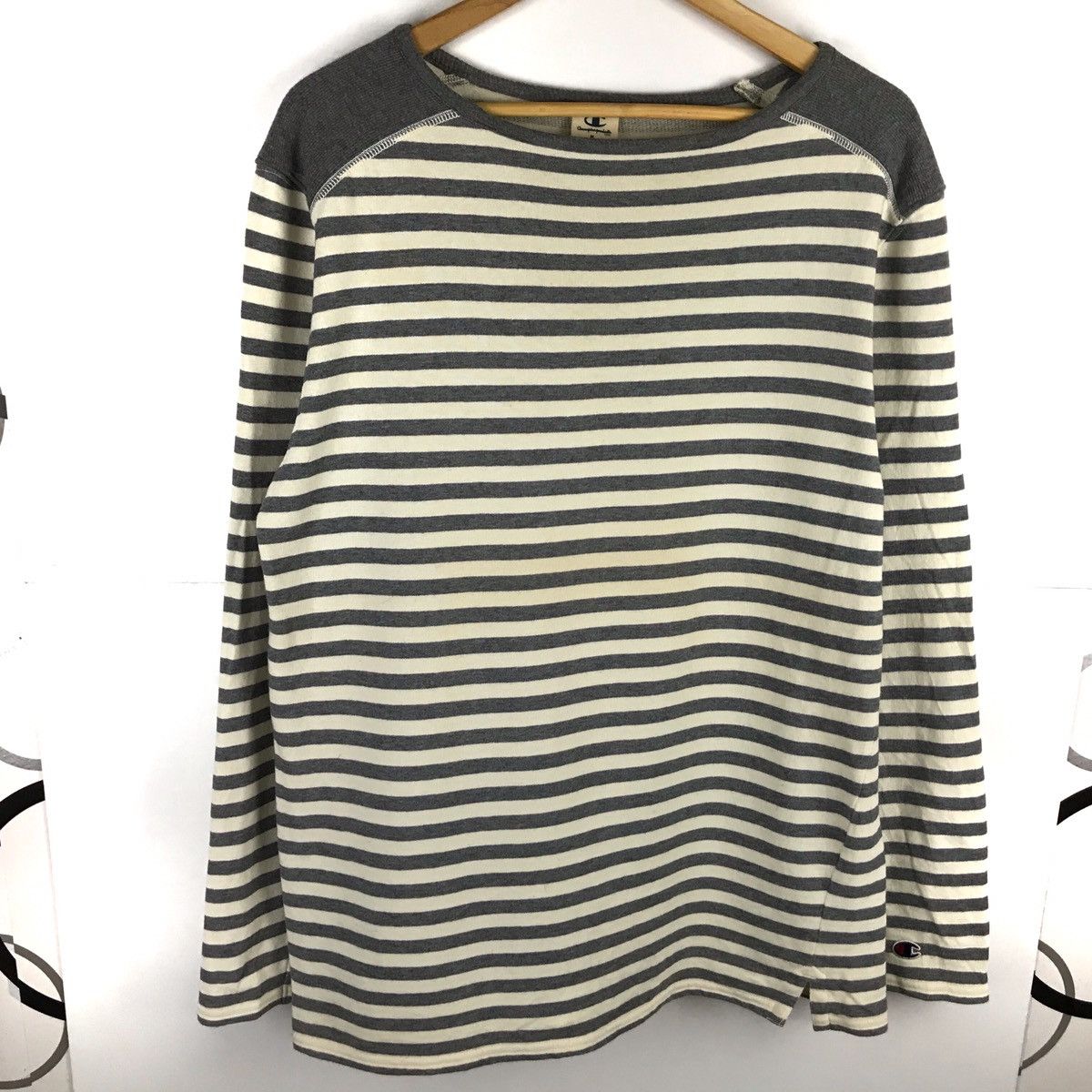 Champion Vintage Champion Stripes Large Size Crewneck Sweatshirt Size US L / EU 52-54 / 3 - 2 Thumbnail
