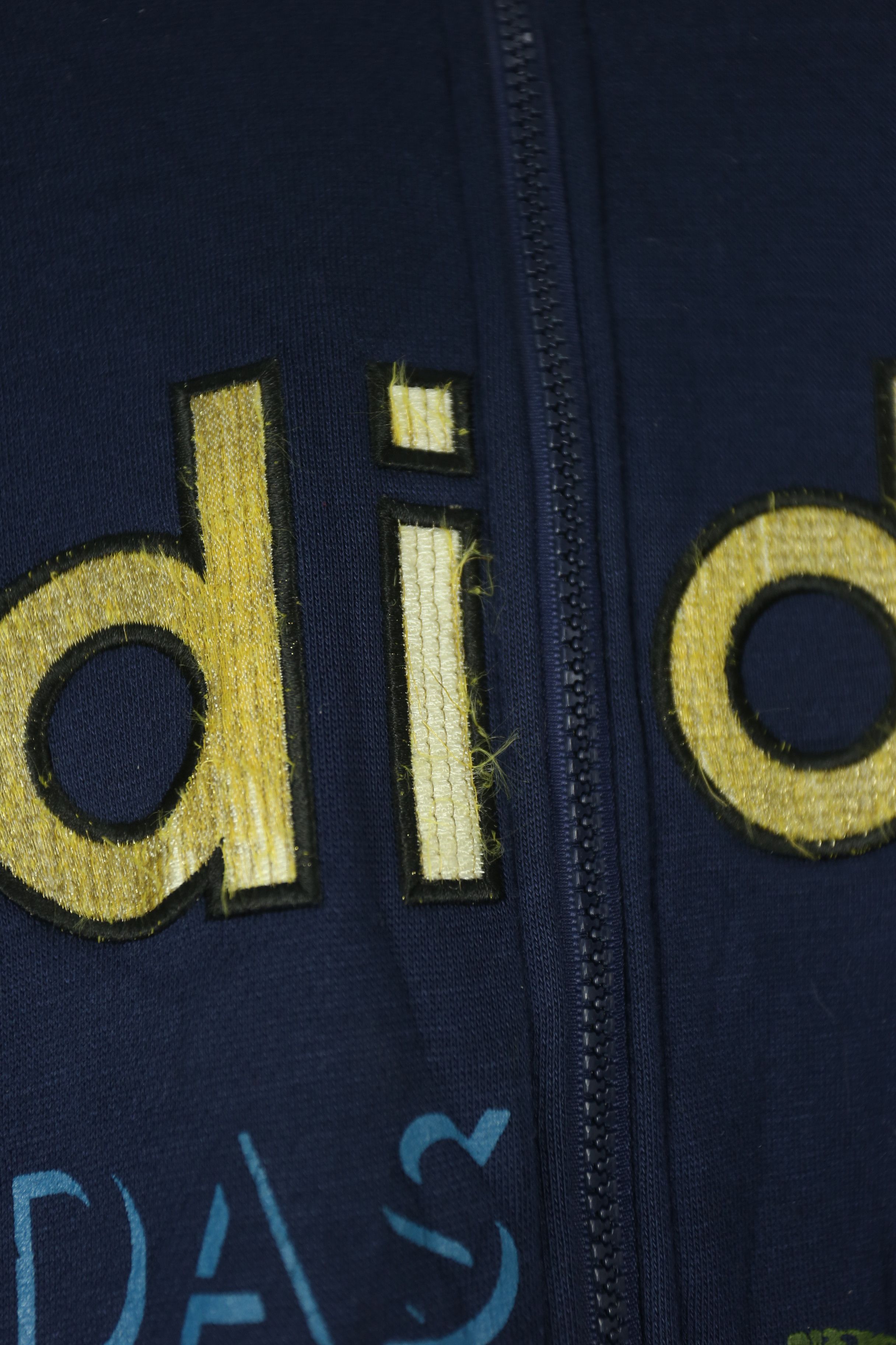 Adidas × Vintage Vintage 80s Adidas Sweater Jacket JK054 Size US XL / EU 56 / 4 - 3 Thumbnail