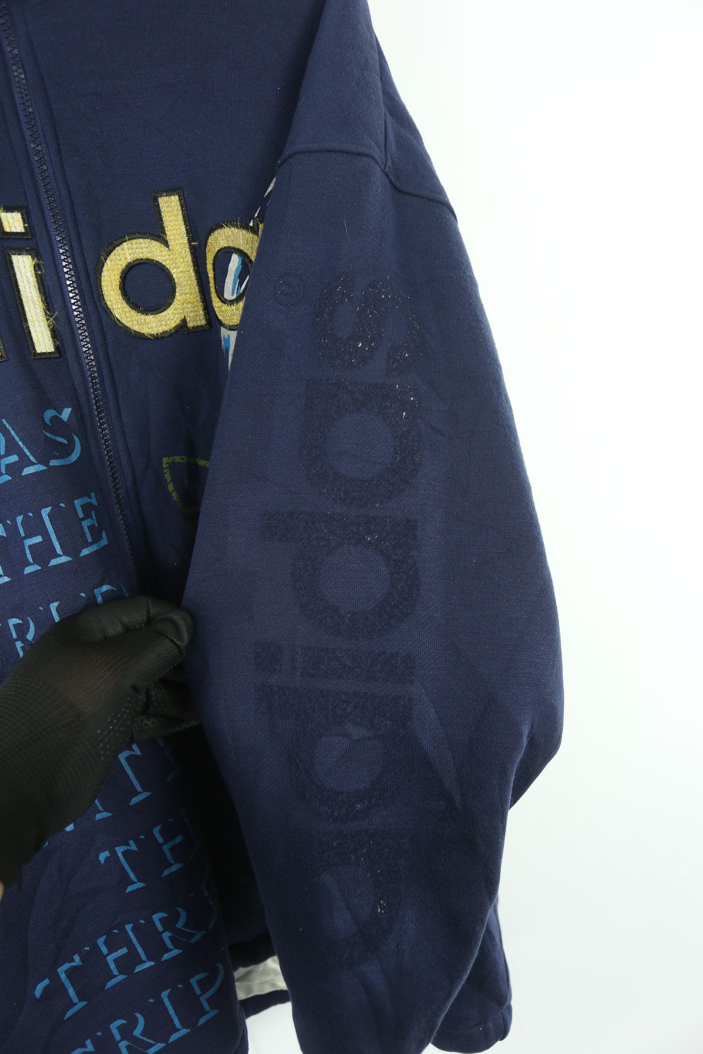 Adidas × Vintage Vintage 80s Adidas Sweater Jacket JK054 Size US XL / EU 56 / 4 - 5 Thumbnail