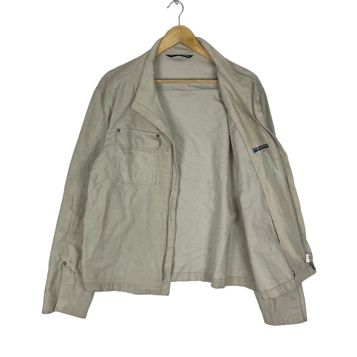Gaultier Homme Objet × Jean Paul Gaultier 🔥JEAN PAUL GAULTIER MOLESKIN ZIPPER JACKET Size US M / EU 48-50 / 2 - 6 Thumbnail