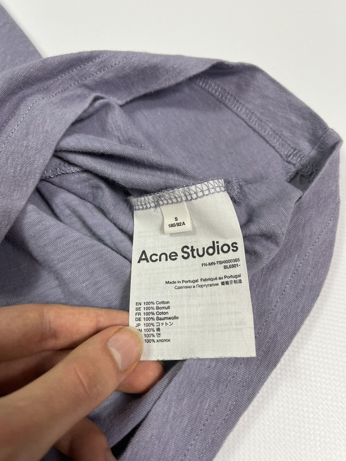 Acne Studios Acne Studios logo oversized relaxed t shirt Size US L / EU 52-54 / 3 - 4 Thumbnail