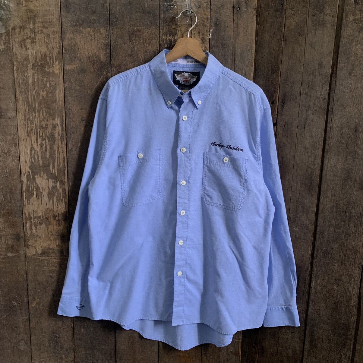 Harley Davidson × Vintage Vintage Harley Davidson Button Up Shirt Size US L / EU 52-54 / 3 - 12 Thumbnail