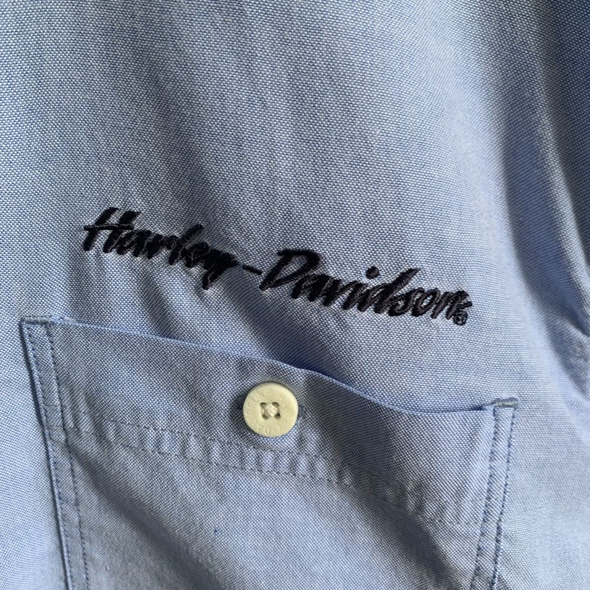 Harley Davidson × Vintage Vintage Harley Davidson Button Up Shirt Size US L / EU 52-54 / 3 - 11 Thumbnail